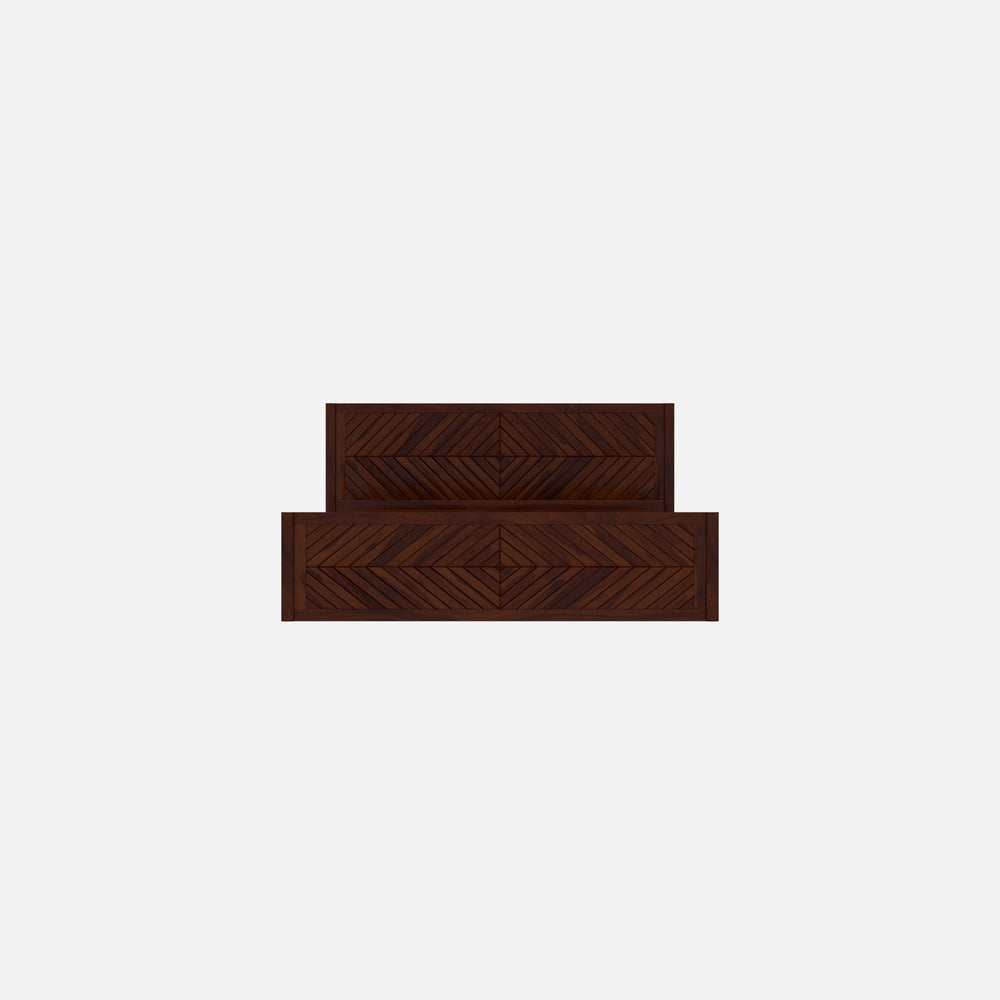 Scandinavian Solid Wood King Bed
