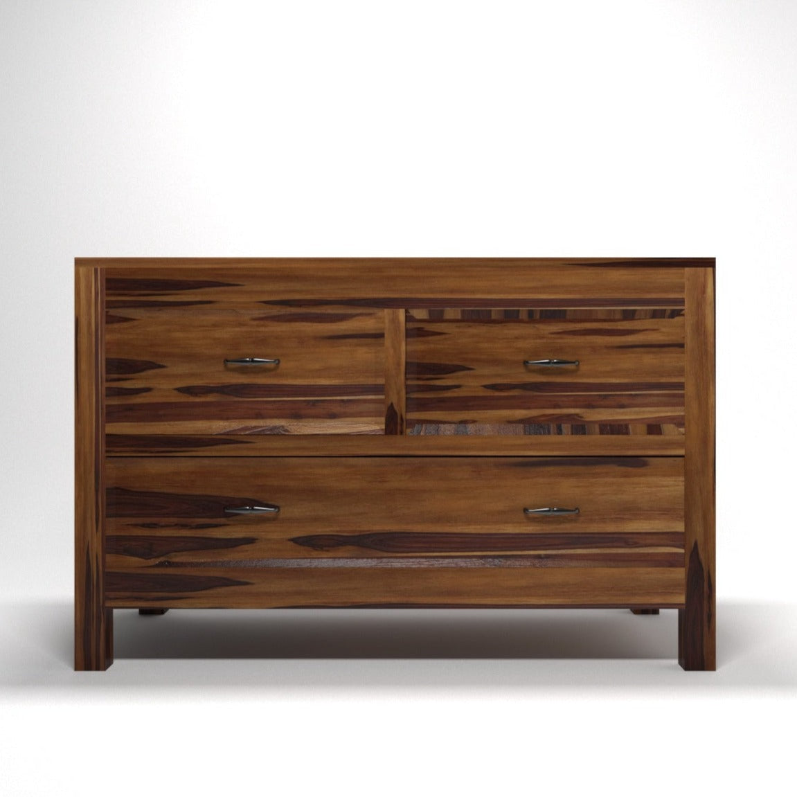 Sheesham Wood Storage Cabinet 3 Drawer Drawer's Chest