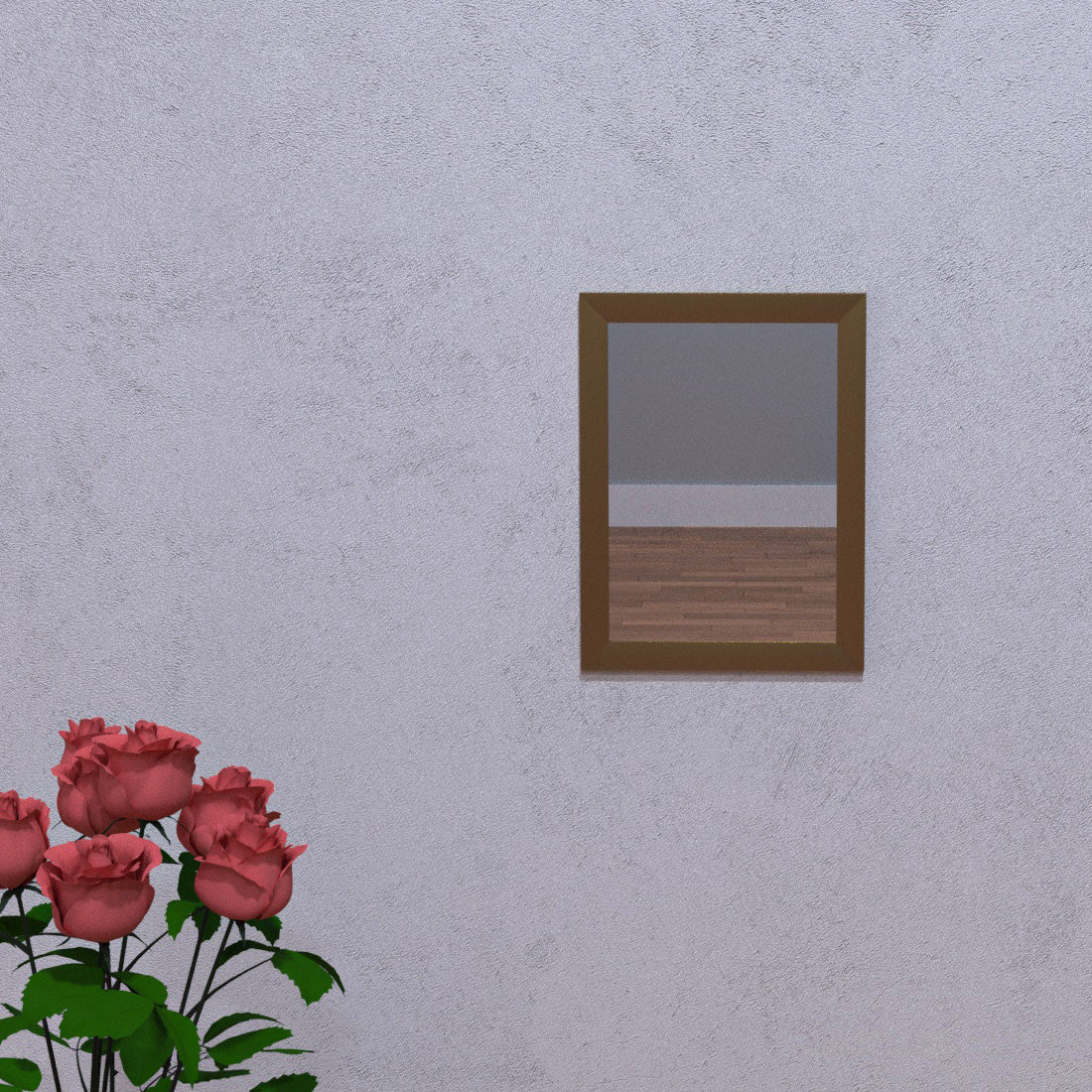 6x8 Classic Mirror Golden Mirror