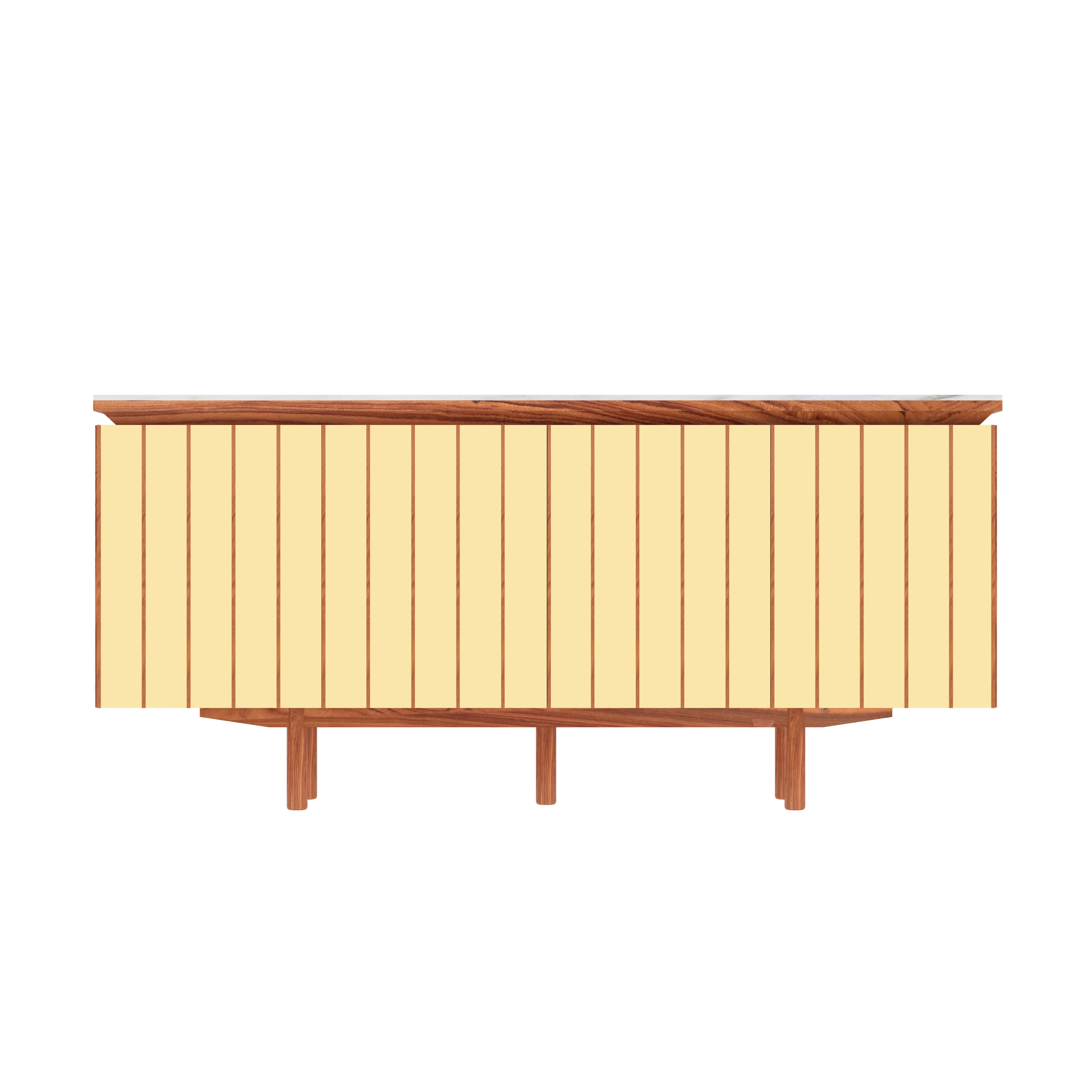 Antique Mirror Finished Wooden Handmade Multi-Storage Sideboard Console Table