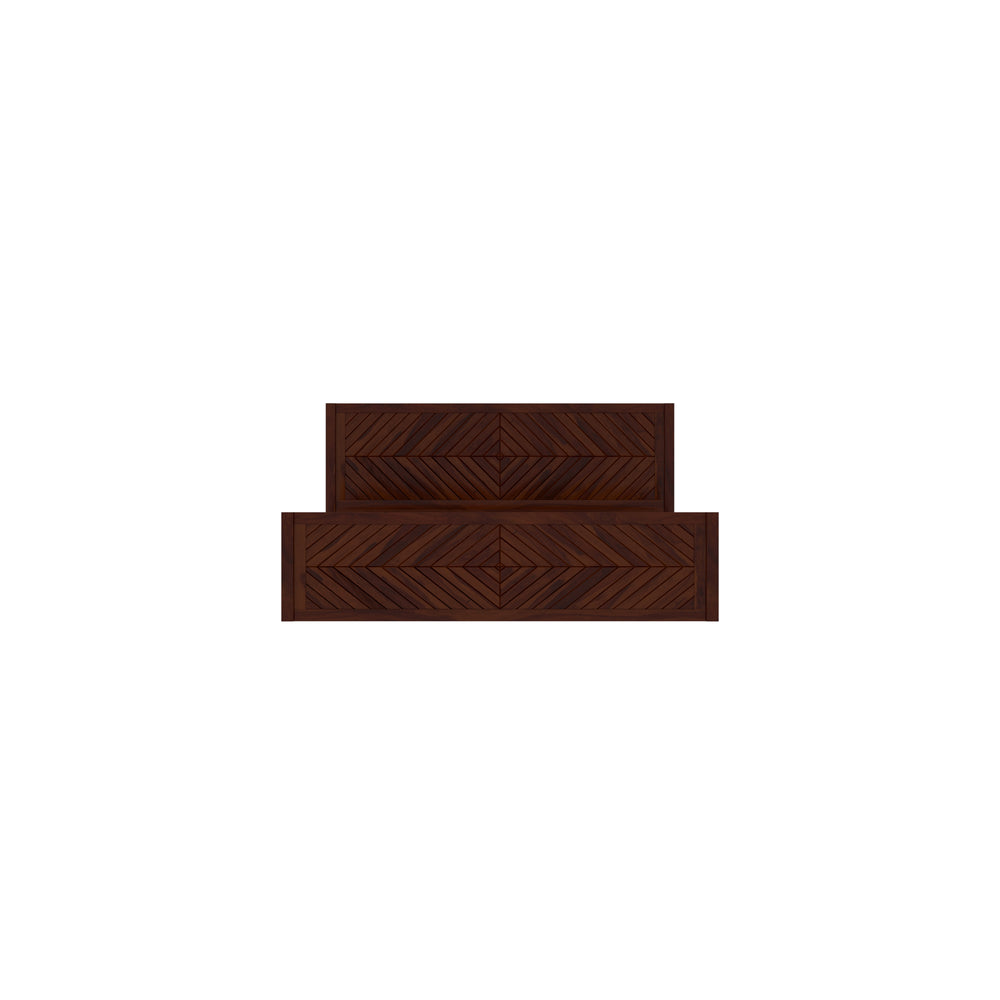 Scandinavian Solid Wood King Hydraulic Storage Bed