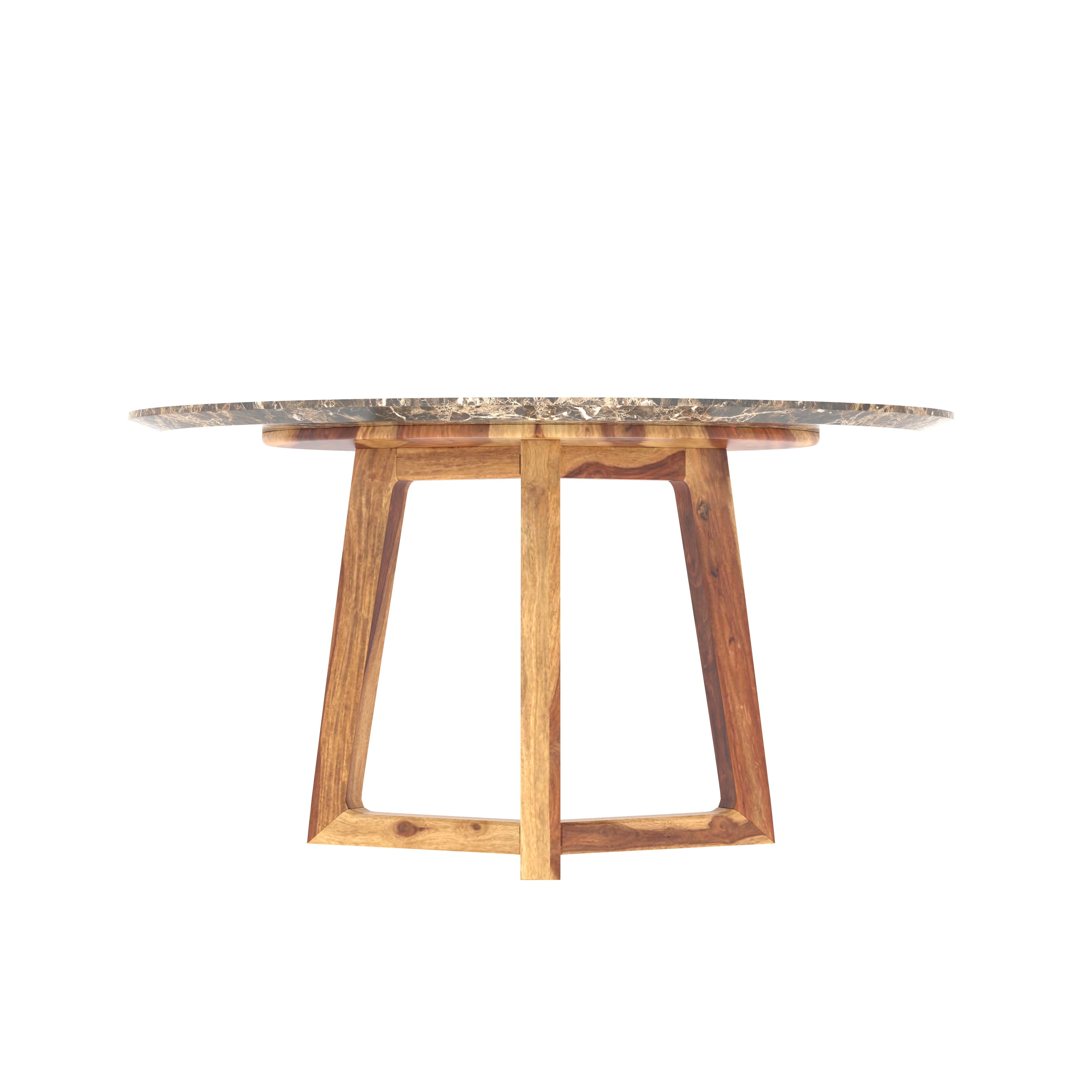 Round Montage Classic Woooden Handmade Dining Table Dining Table