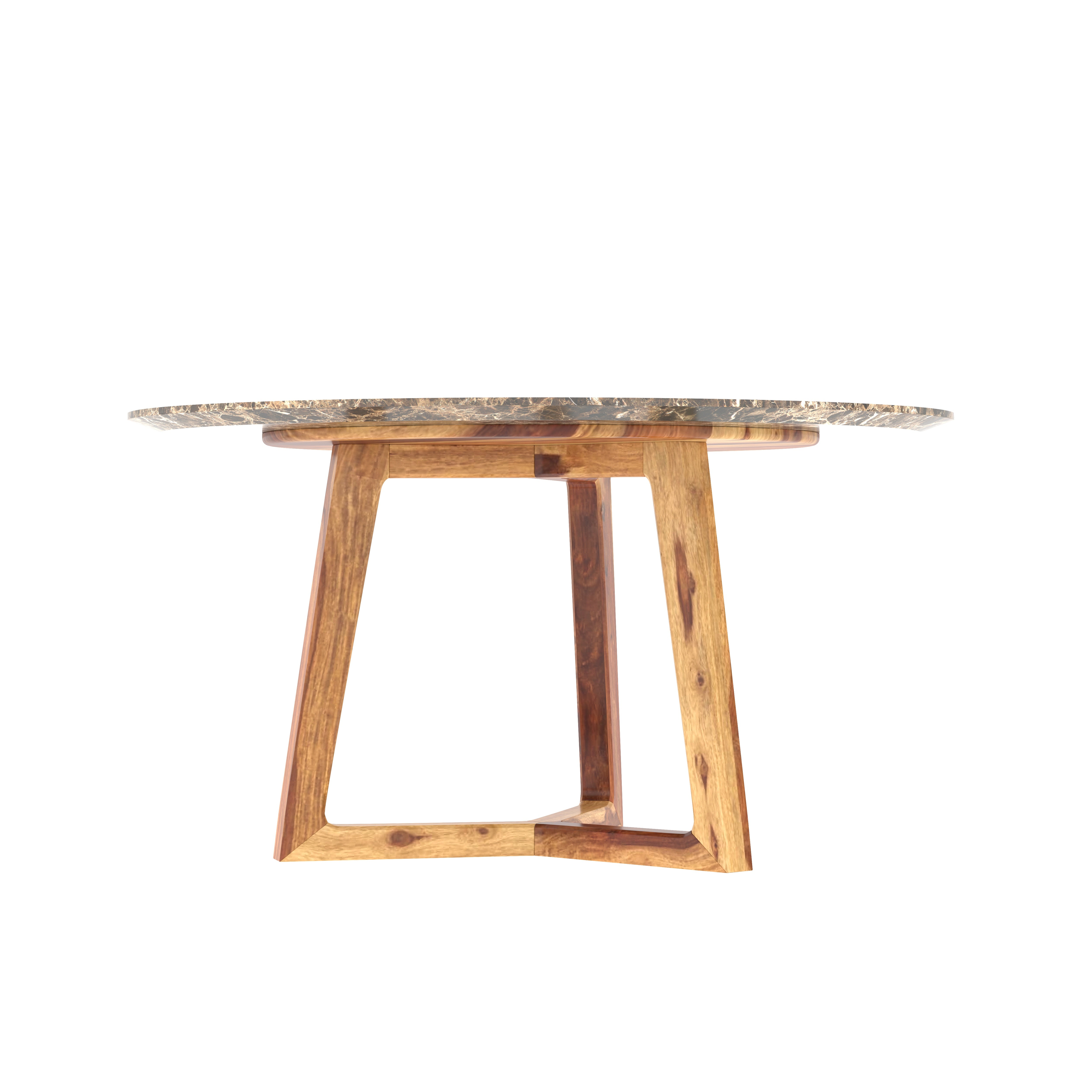 Round Montage Classic Woooden Handmade Dining Table Dining Table
