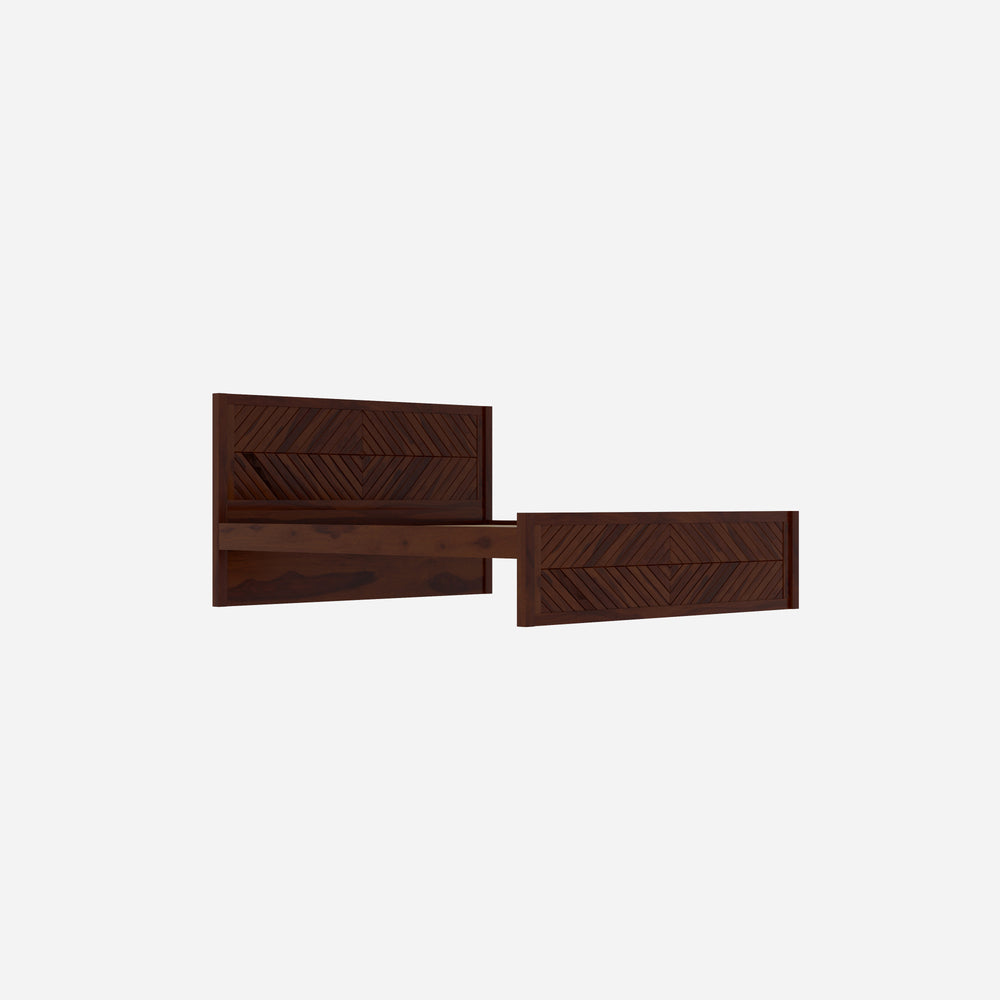 Scandinavian Solid Wood King Bed