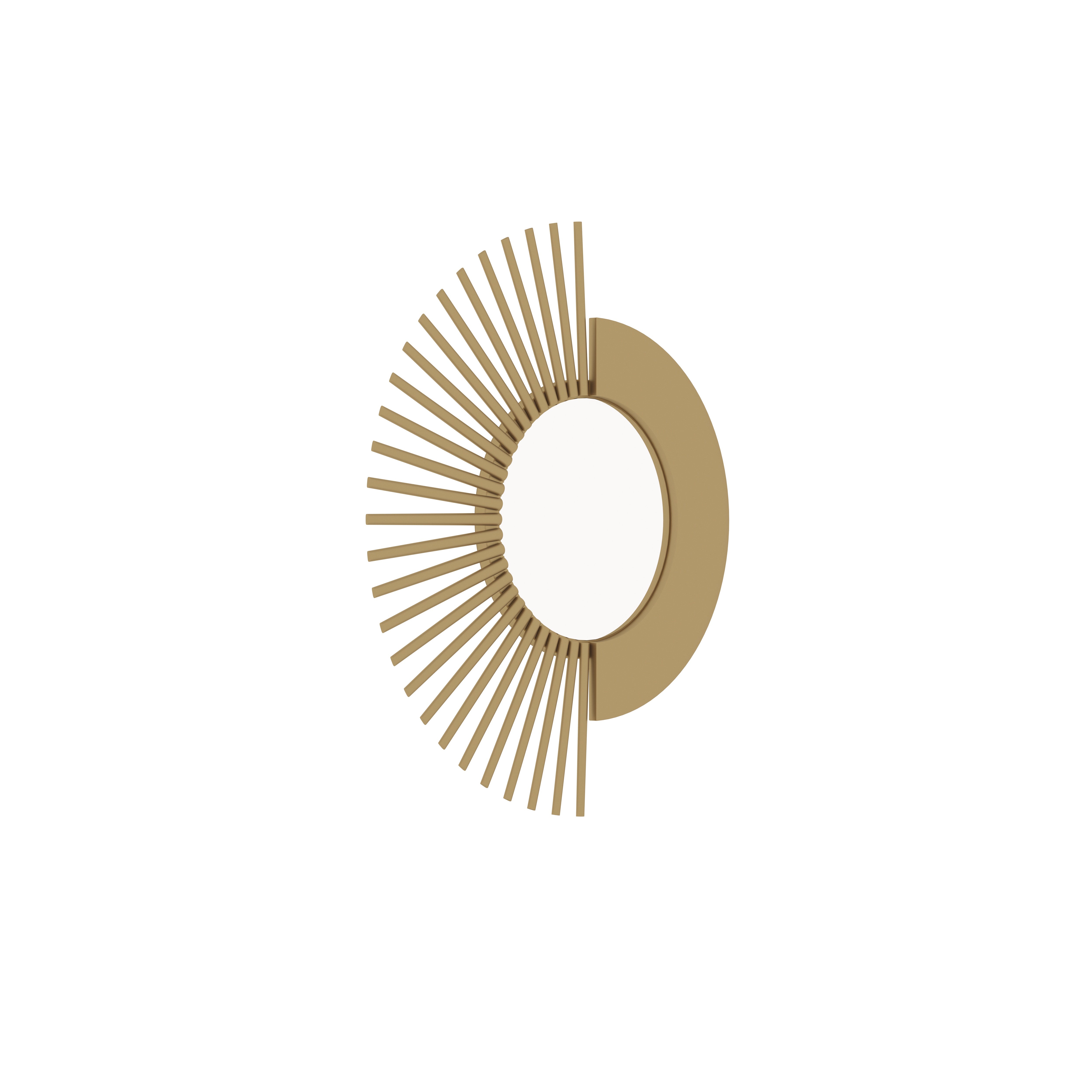 Sunburst Metal Wall Mirror - Gold Decorative Mirror Mirror