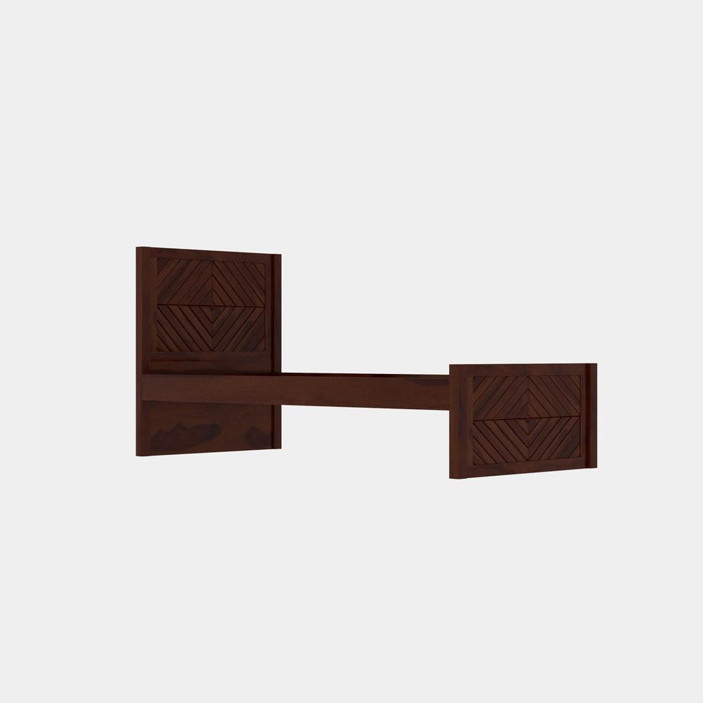 Scandinavian Classic Carved Single bed