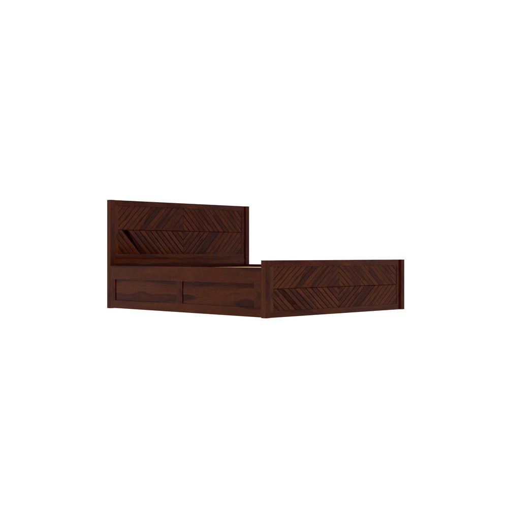 Scandinavian Solid Wood King Hydraulic Storage Bed