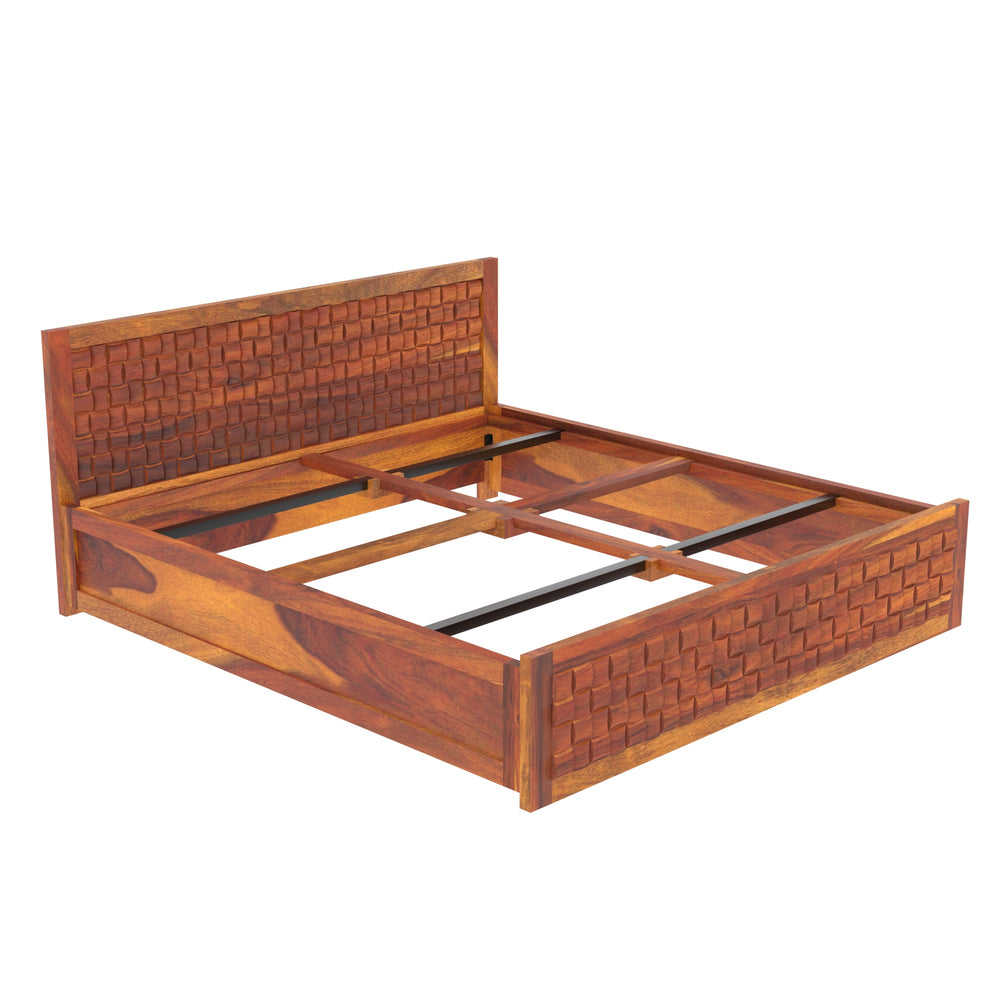 Wooden Regal designed Bed