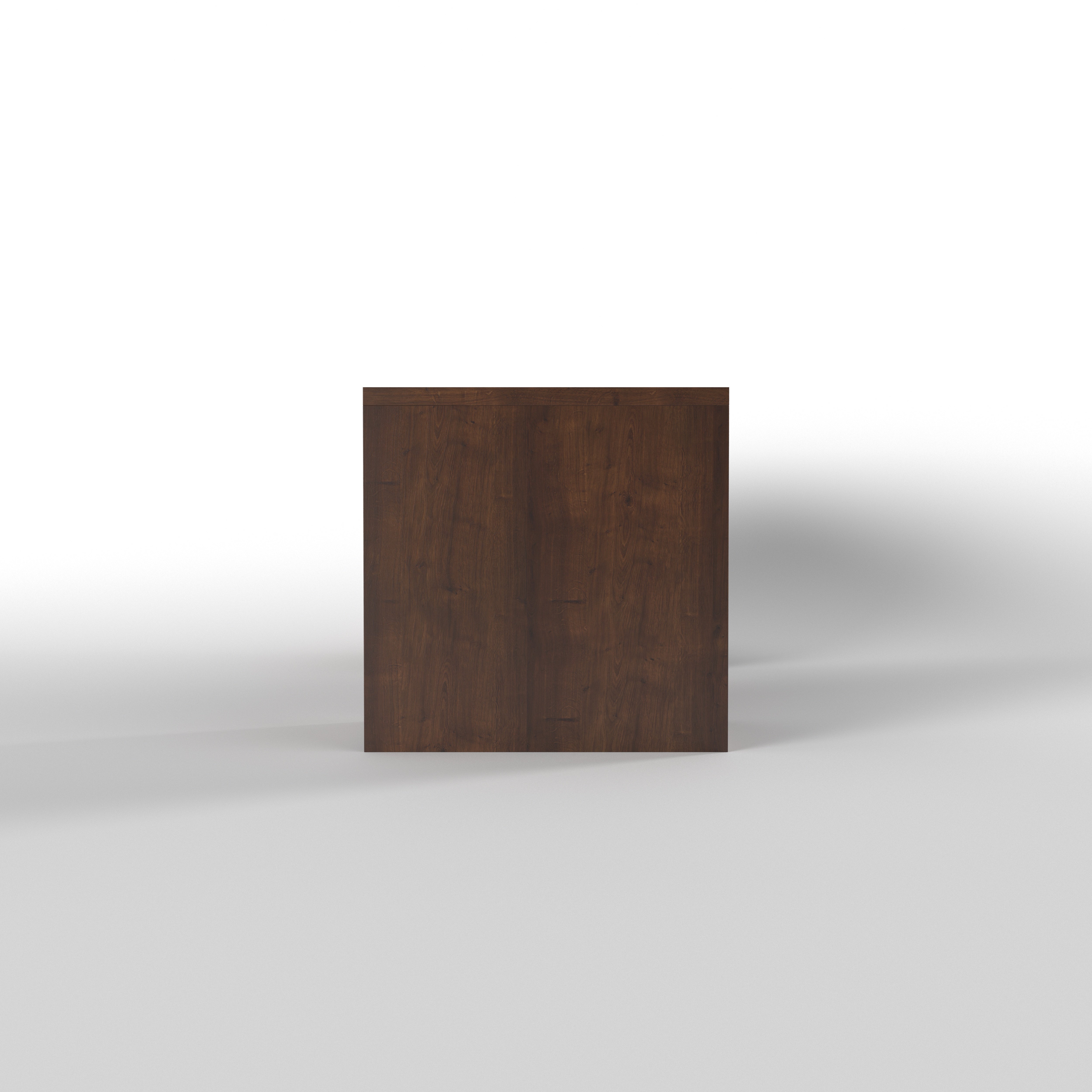 Contemporary Office Desk with Open Shelf Storage Study Table