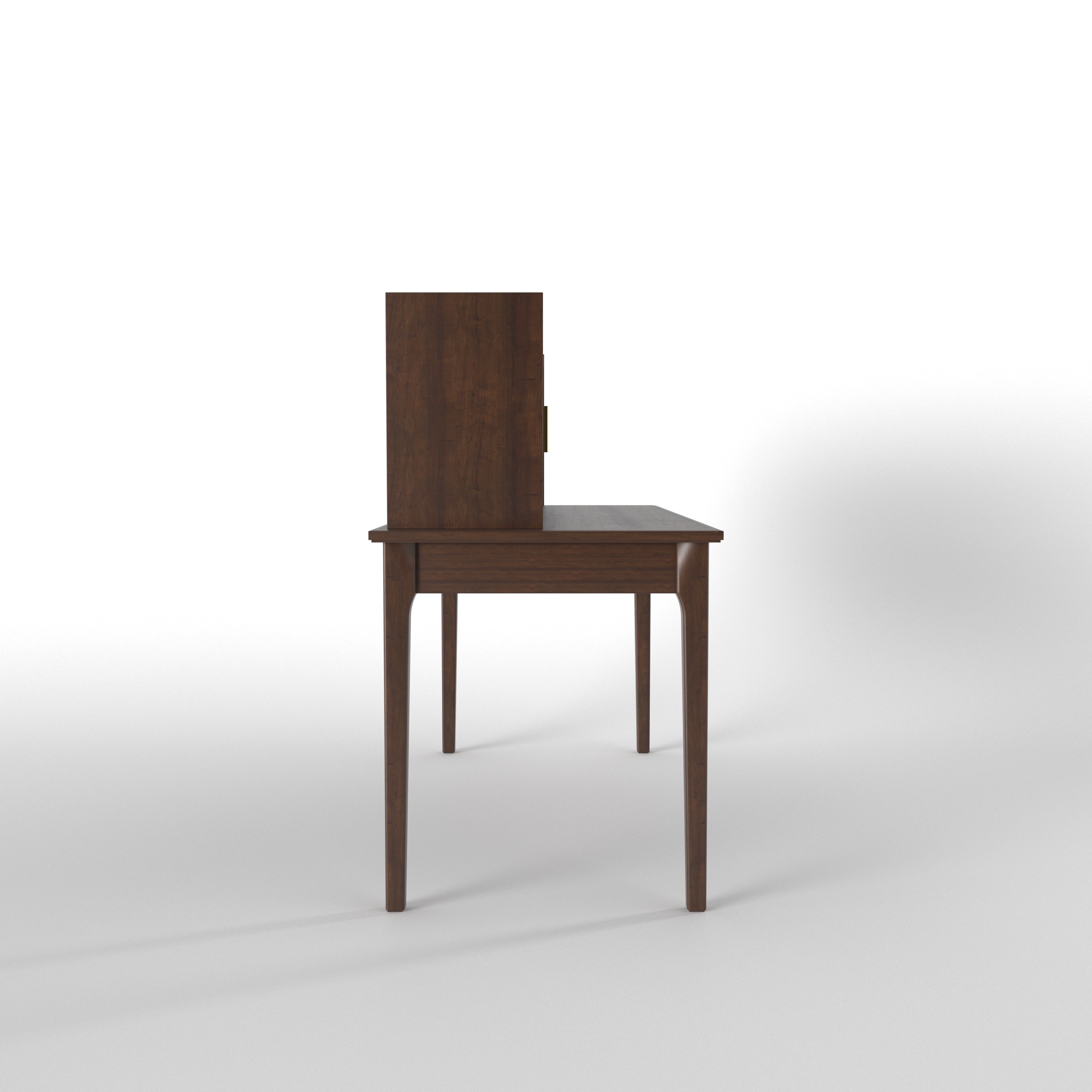 Modern Study Desk with Hutch Storage & Display Cabinet Study Table