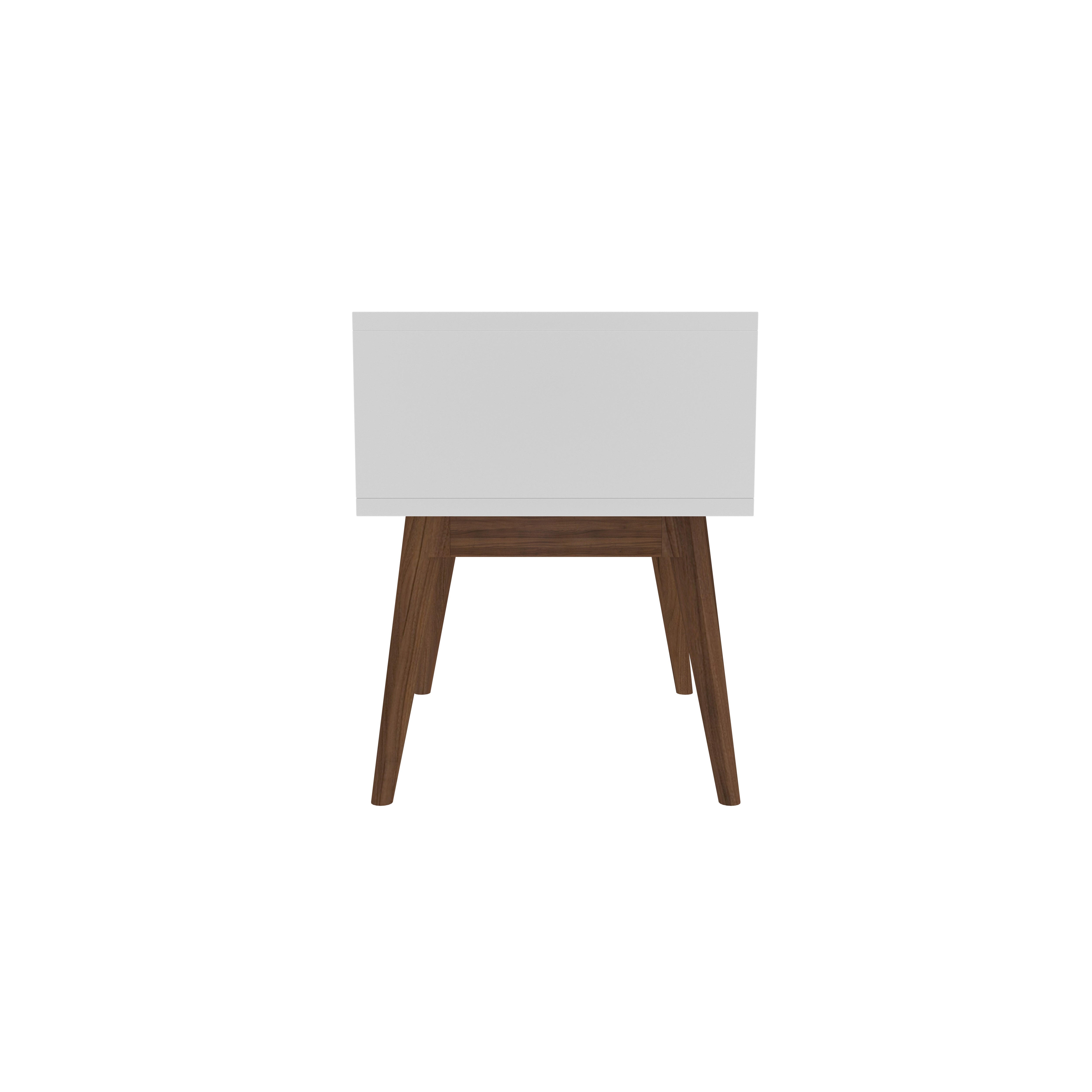 Mid-Century Modern Bedside Table with Single Drawer Bedside