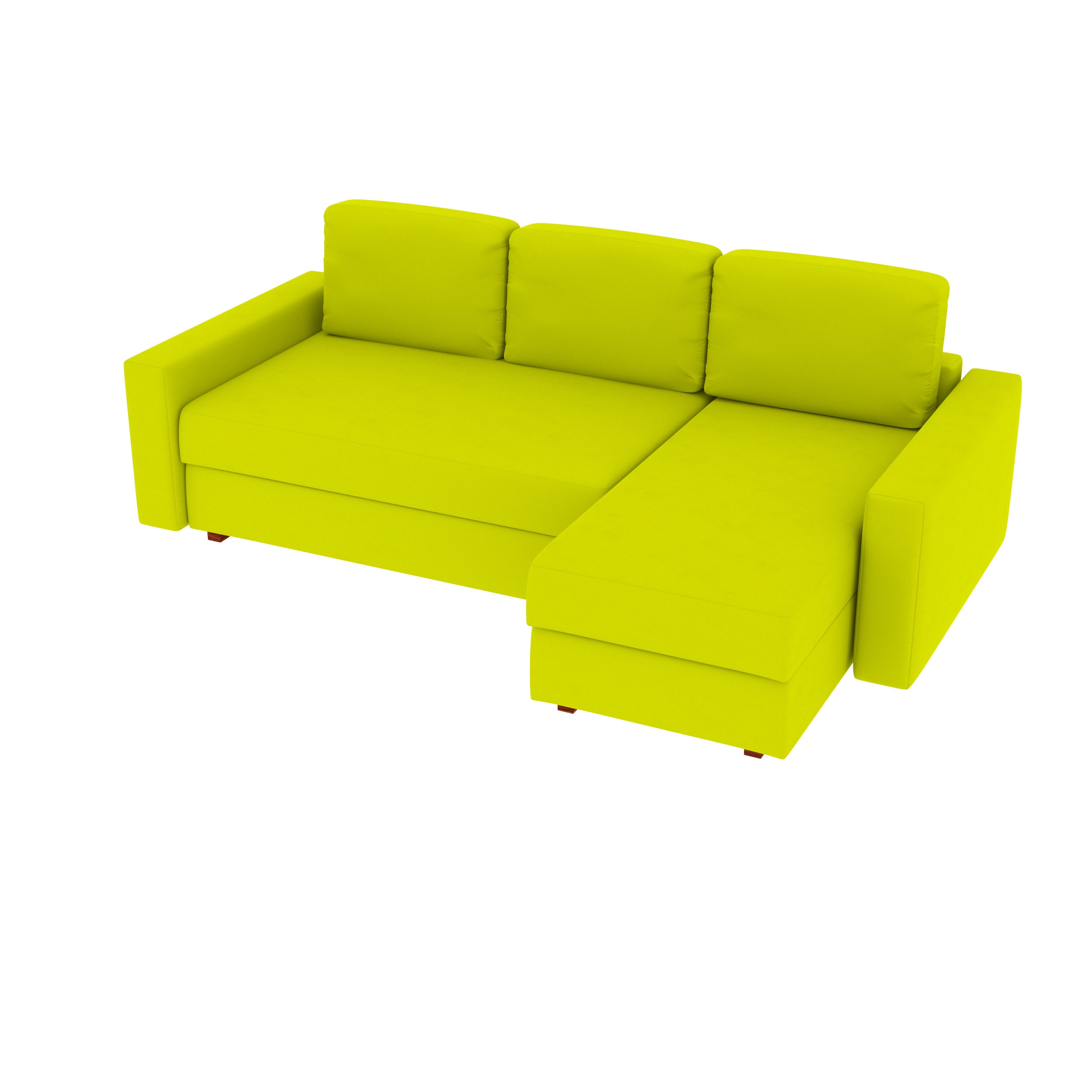 Modern Colter Pastel Coloured with Premium Comfort L Shaped 3 Seater Sofa Set for Home Sofa