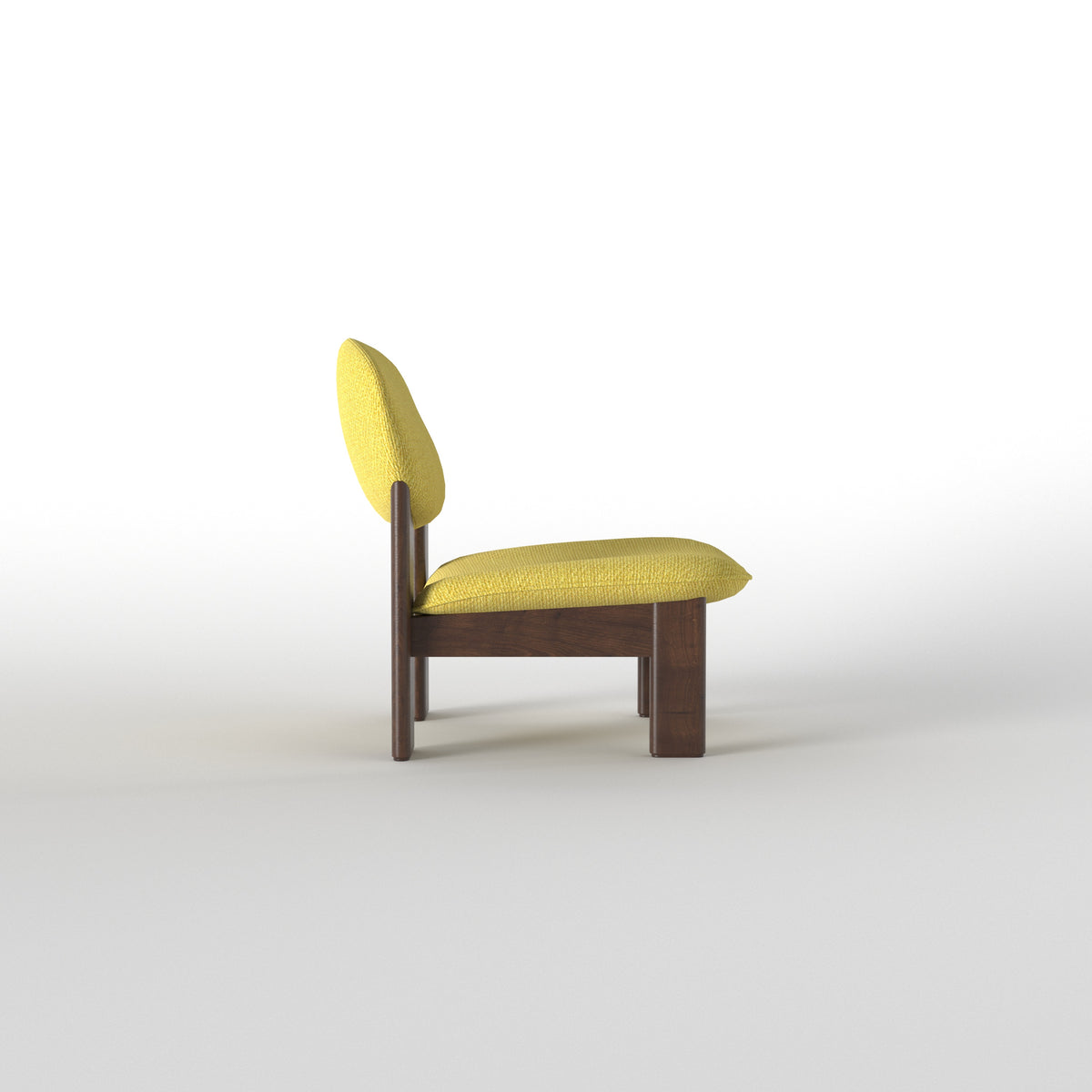 Elongated Dining Table with Rounded Backrest Chairs Japanese Dining Set