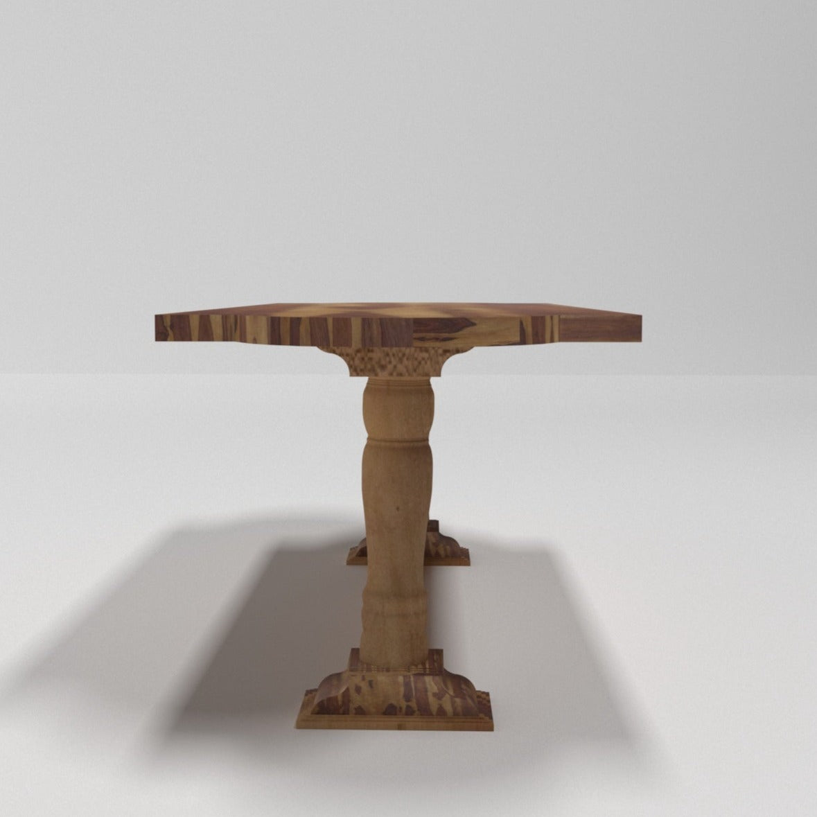 Rectangular Sheesham Wood Wood Accent Dining Table Dining Table