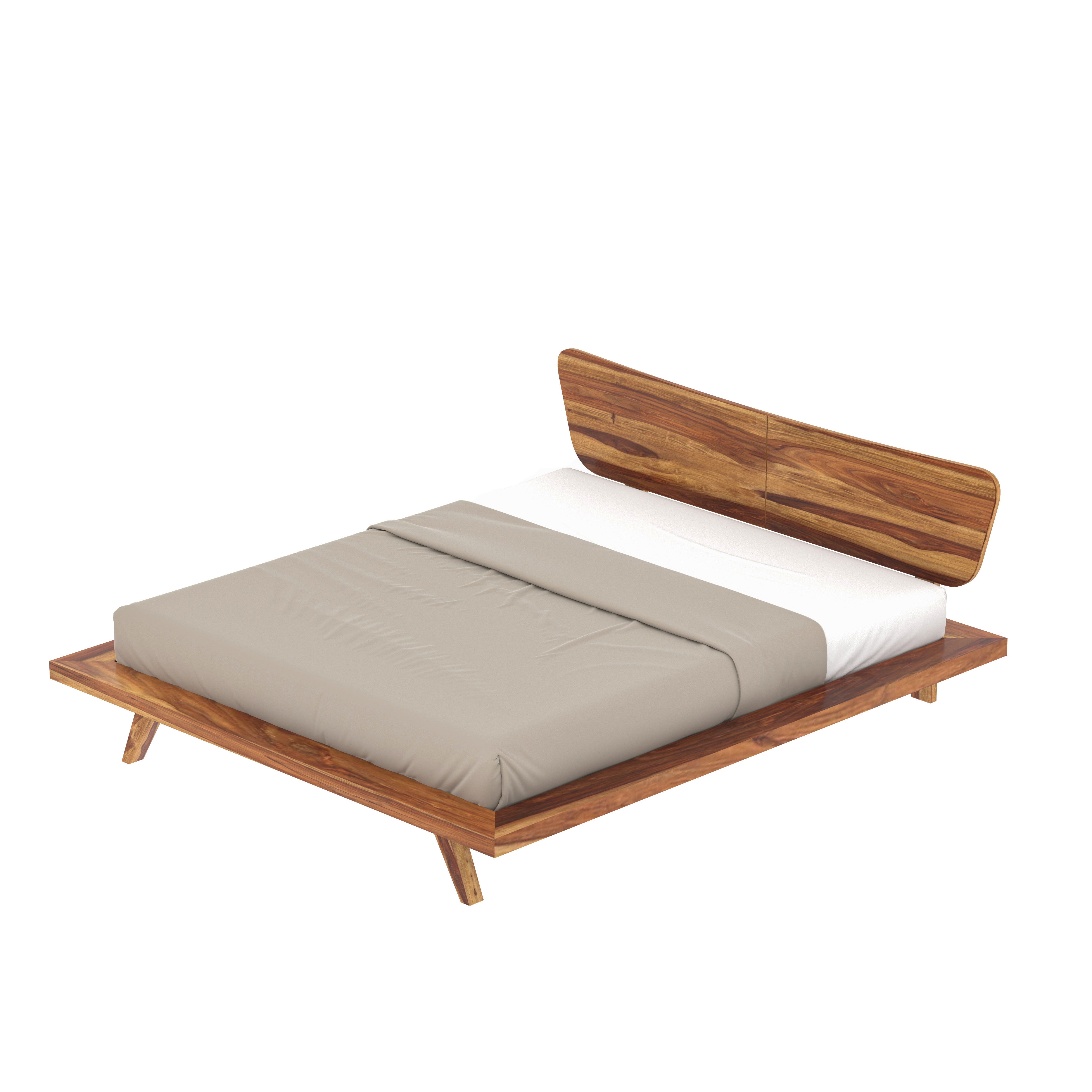 Traver Irish Sheesham Finished Wooden Handmade Bed Bed