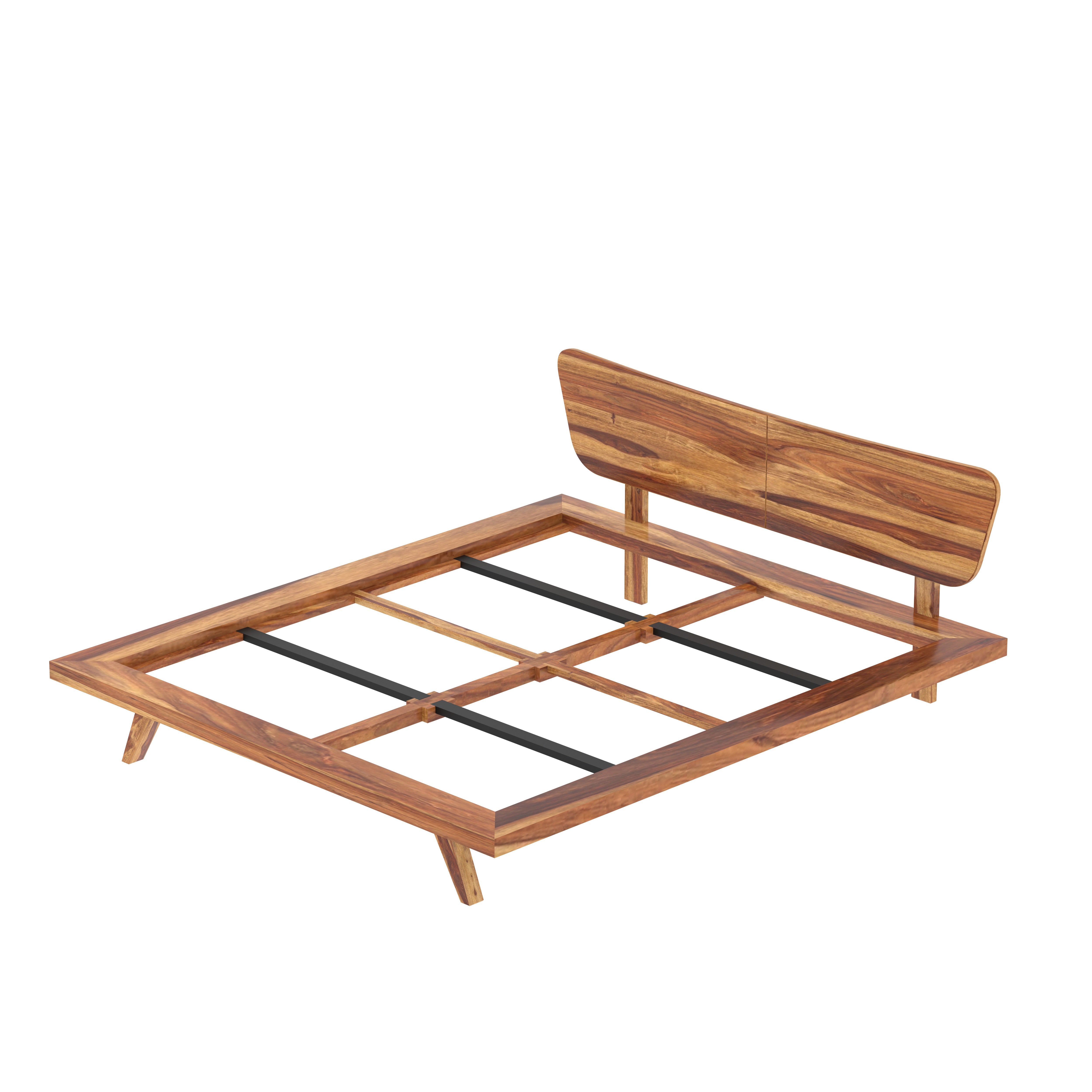 Traver Irish Sheesham Finished Wooden Handmade Bed Bed