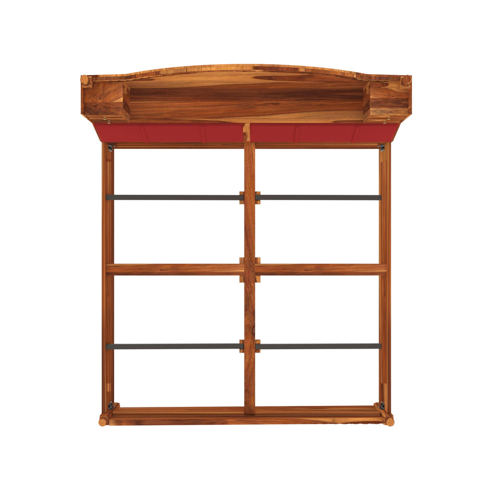 Sheesham wood Traditional Storage Bed