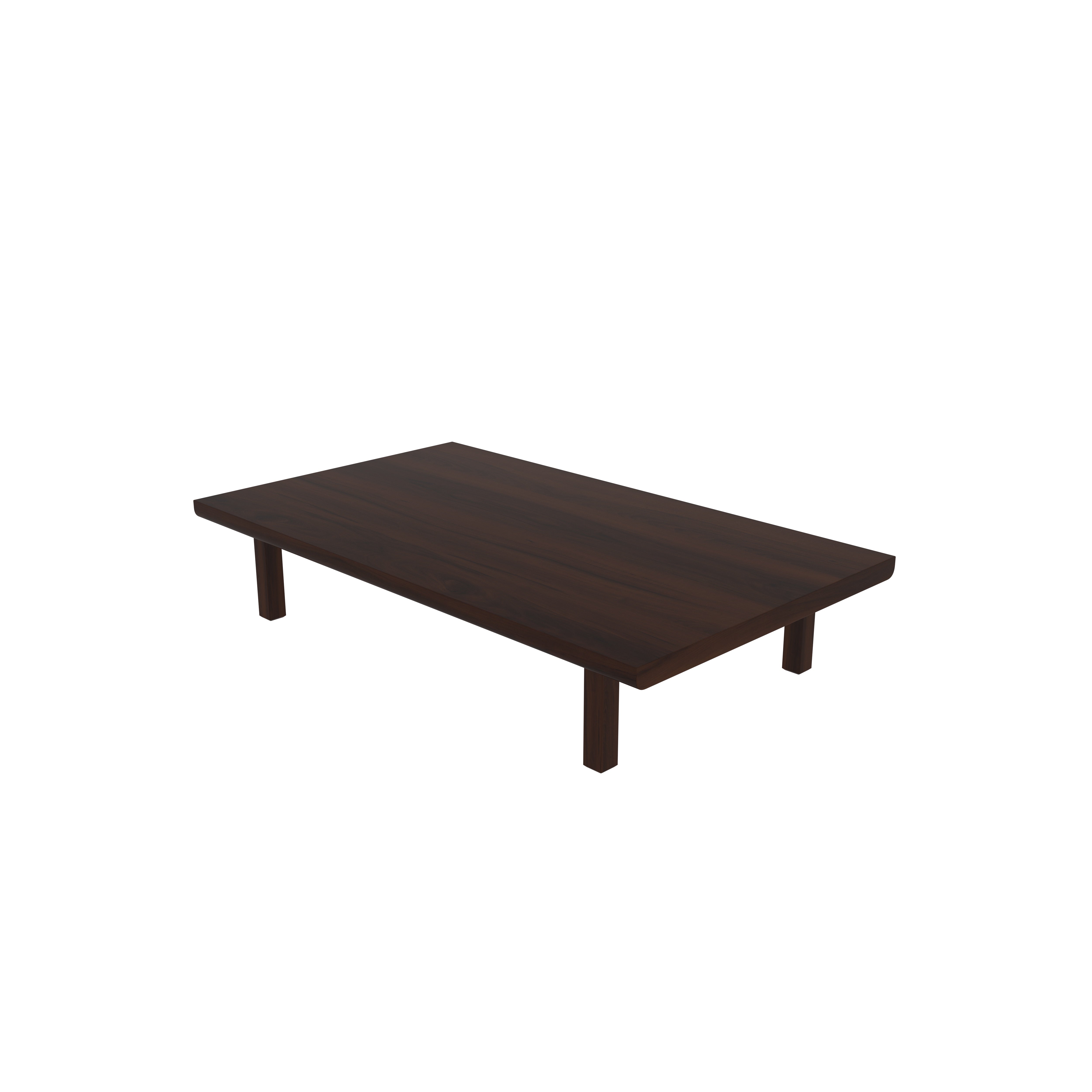 Modern Low Floor Wooden Dining Table Set – Minimalist Japanese Style Dining Set