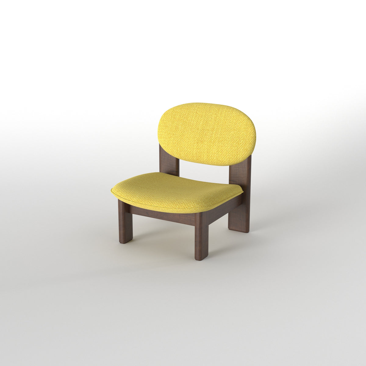 Elongated Dining Table with Rounded Backrest Chairs Japanese Dining Set