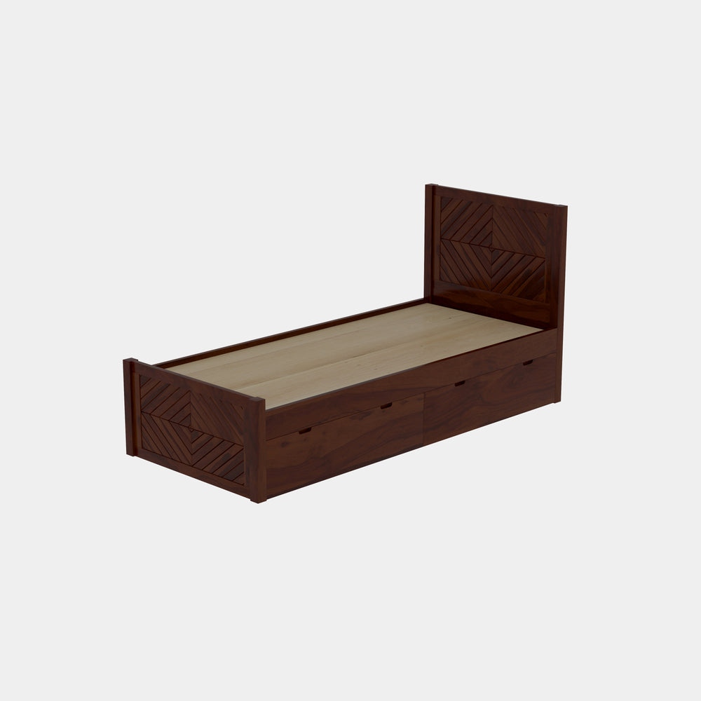 Scandinavian Classic Single Storage Bed