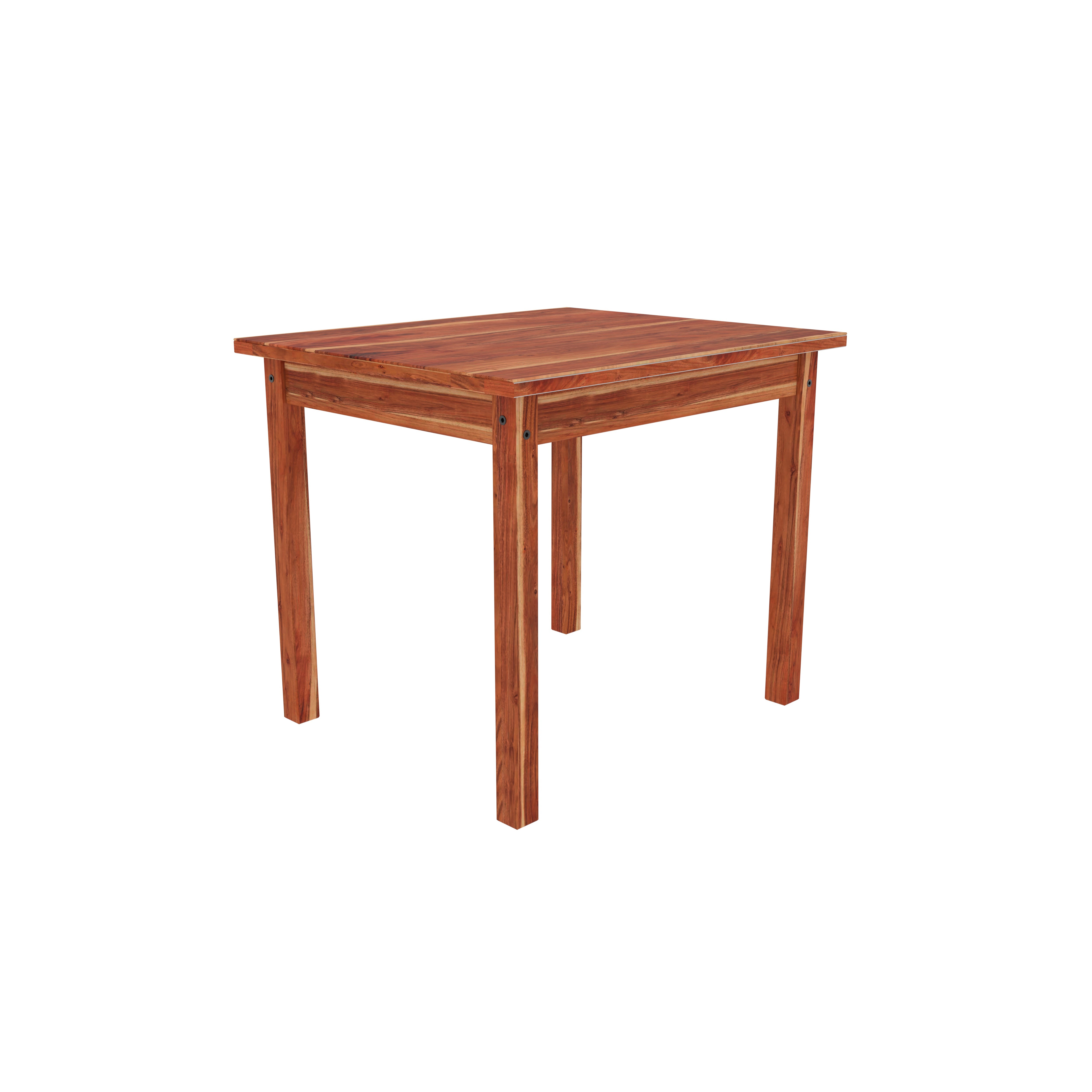 Solid Wood Dining Table Set for 4 – Rustic Minimalist Home Furniture Dining Set