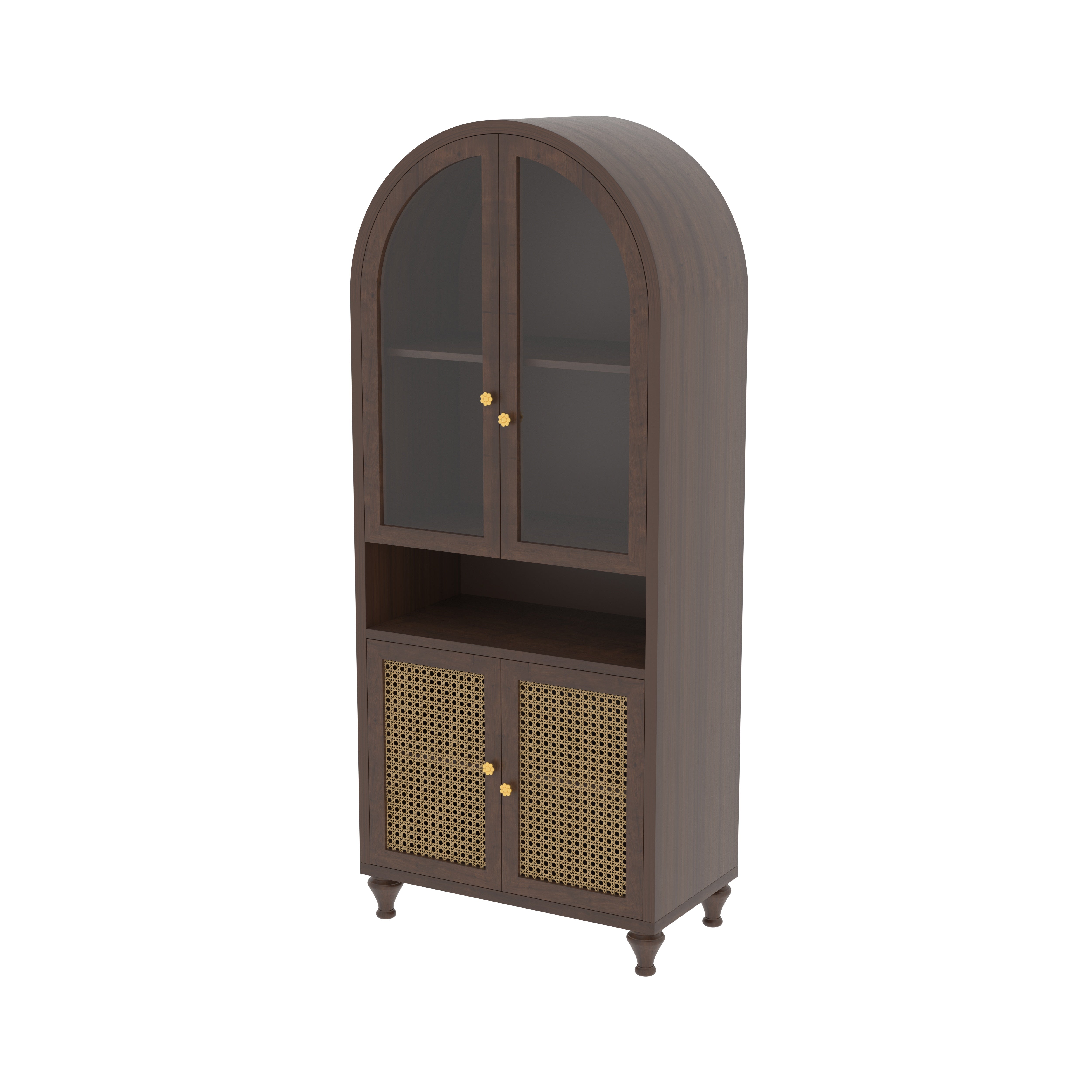 Majestic Carved Wardrobe - Indian Heritage Furniture Wardrobe