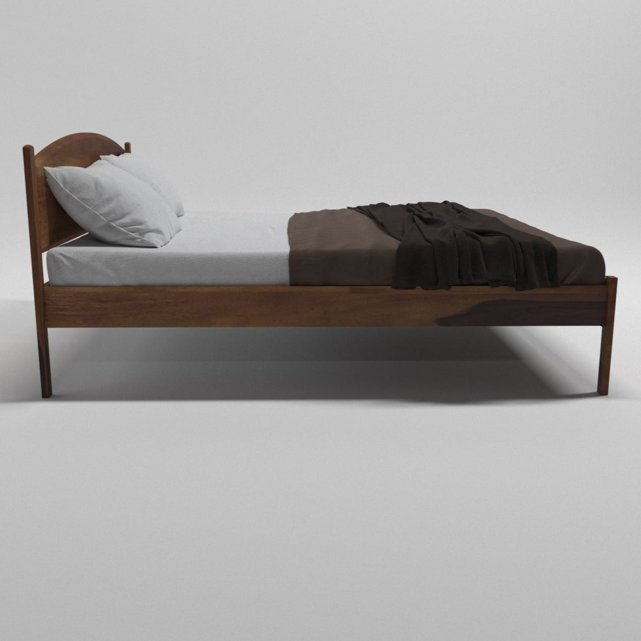 Wooden Arch Head Bed (Sheesham wood) Bed