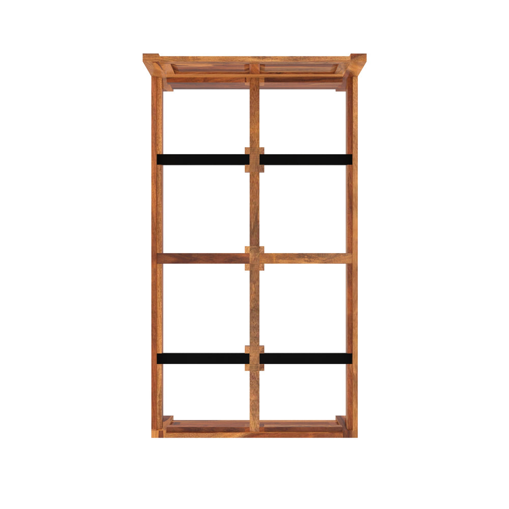Wooden Designed Single Bed (Sheesham Wood)