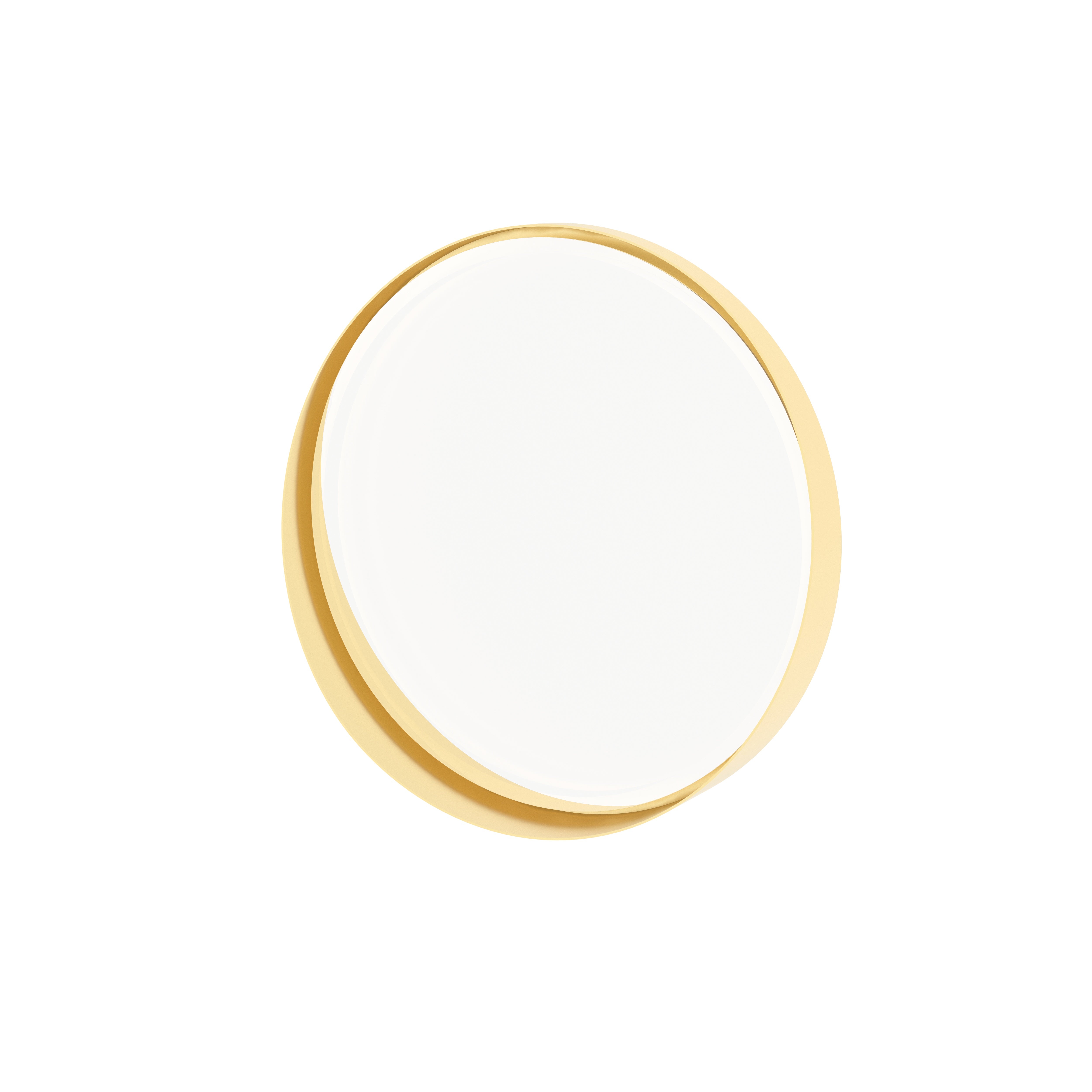 Round Gold Metal Frame Mirror - Modern Wall Mirror Mirror