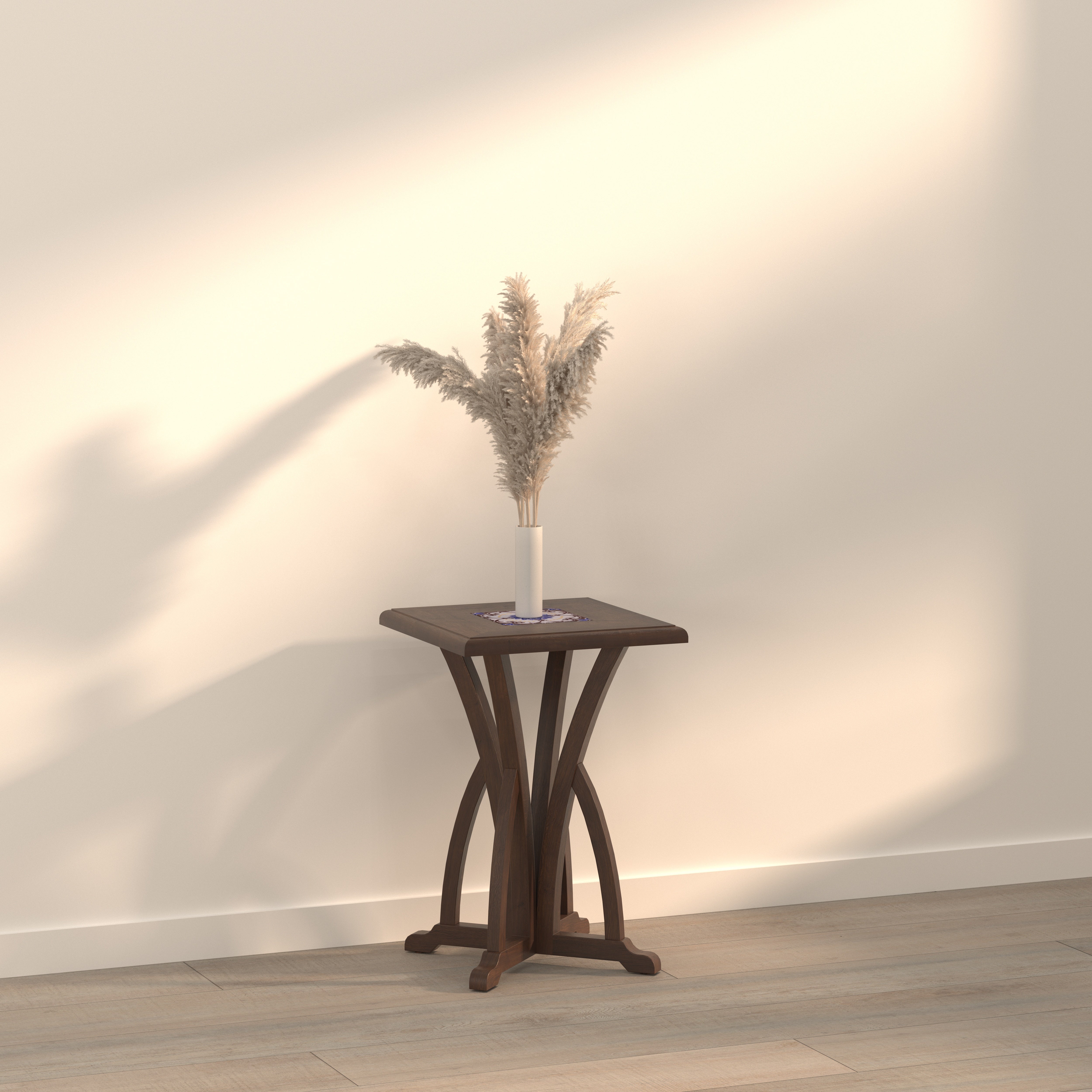 Modern Sculptural Accent Side Table End Table