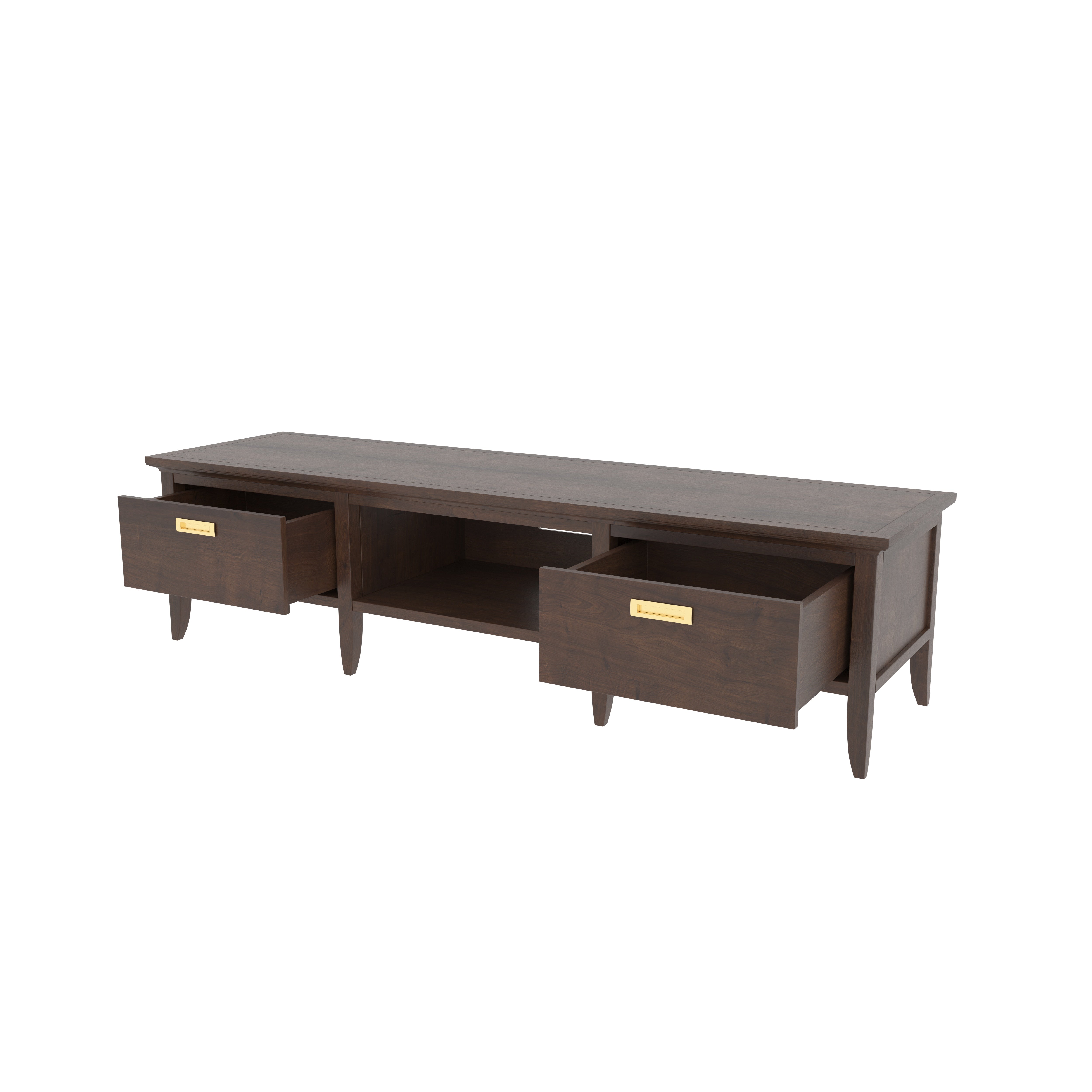 Classic TV Stand with Drawers - Elegant Entertainment Console Tv stand