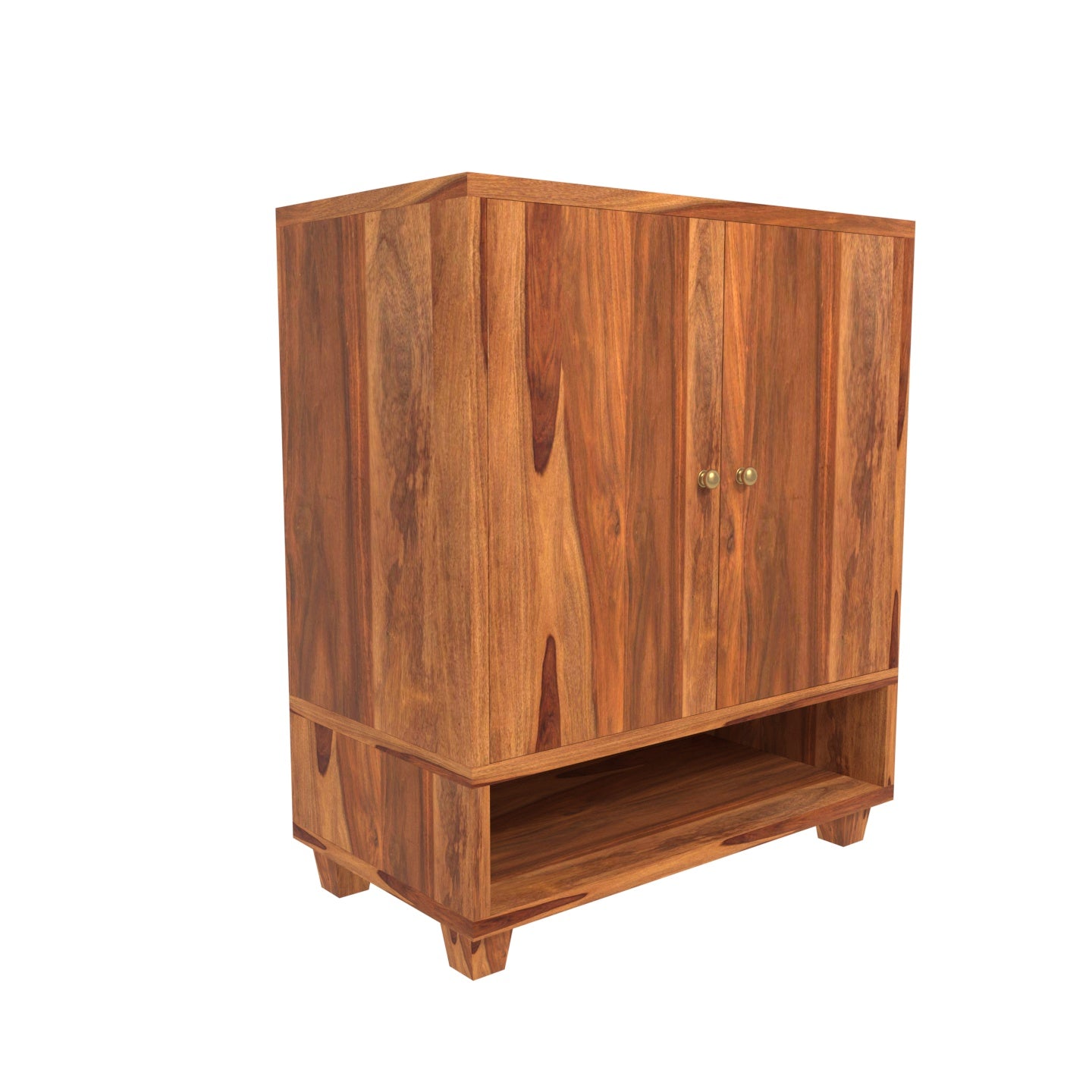 3 Shelf Solid sheesham wood shoe rack cabinet Shoe rack