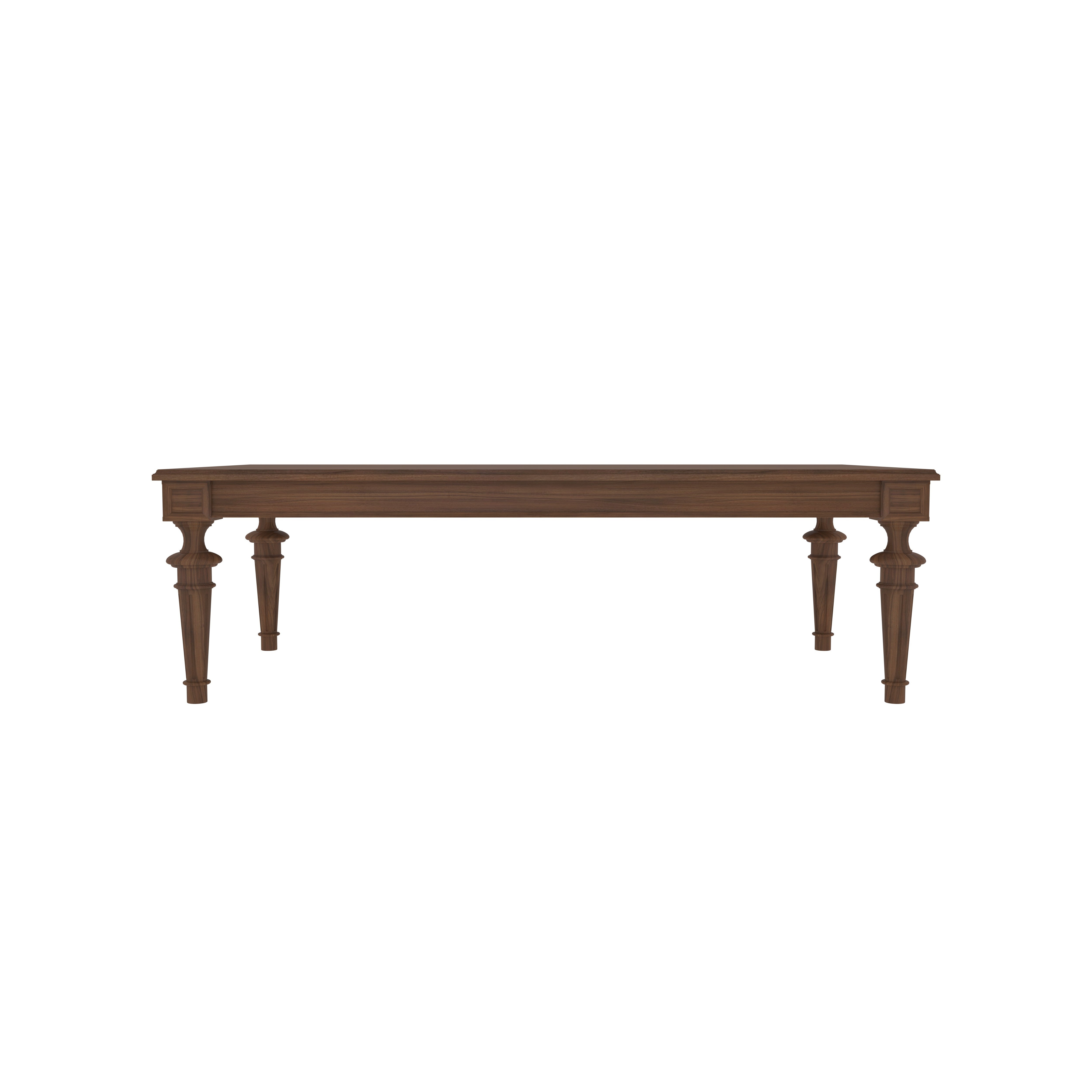 Handcrafted Wooden Dining Set - Mandala Carved Table with 6 Chairs Japanese Dining Set