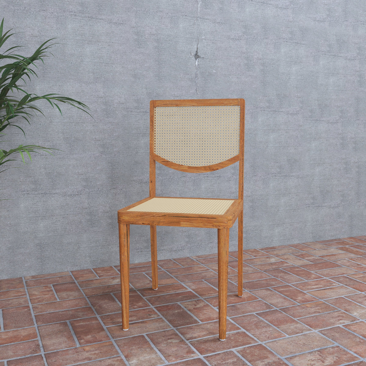 Classical Indian Cane Versatile Chair