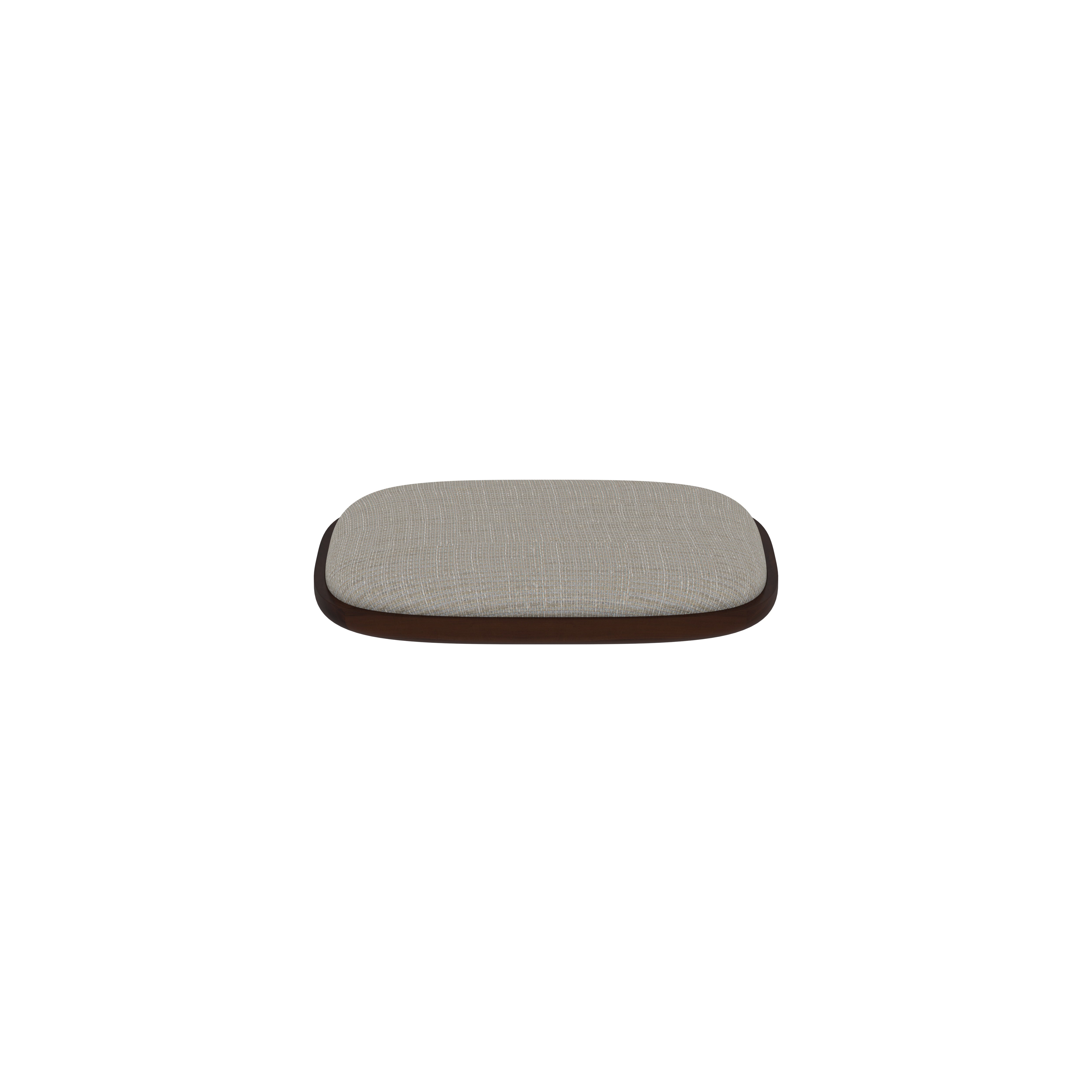 Minimalist Wooden Floor Dining Table with Neutral Cushions & Modern Decor Dining Set