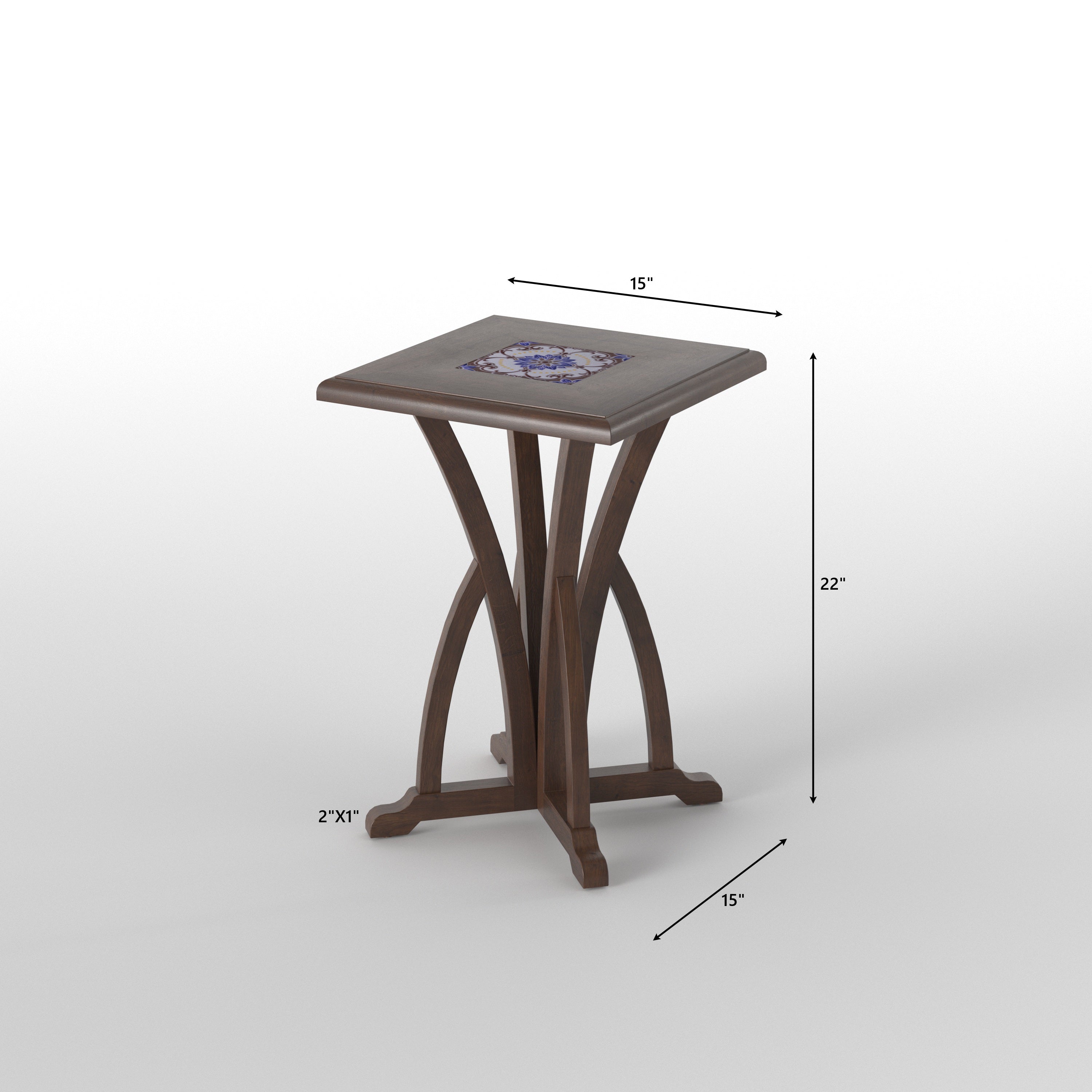 Modern Sculptural Accent Side Table End Table