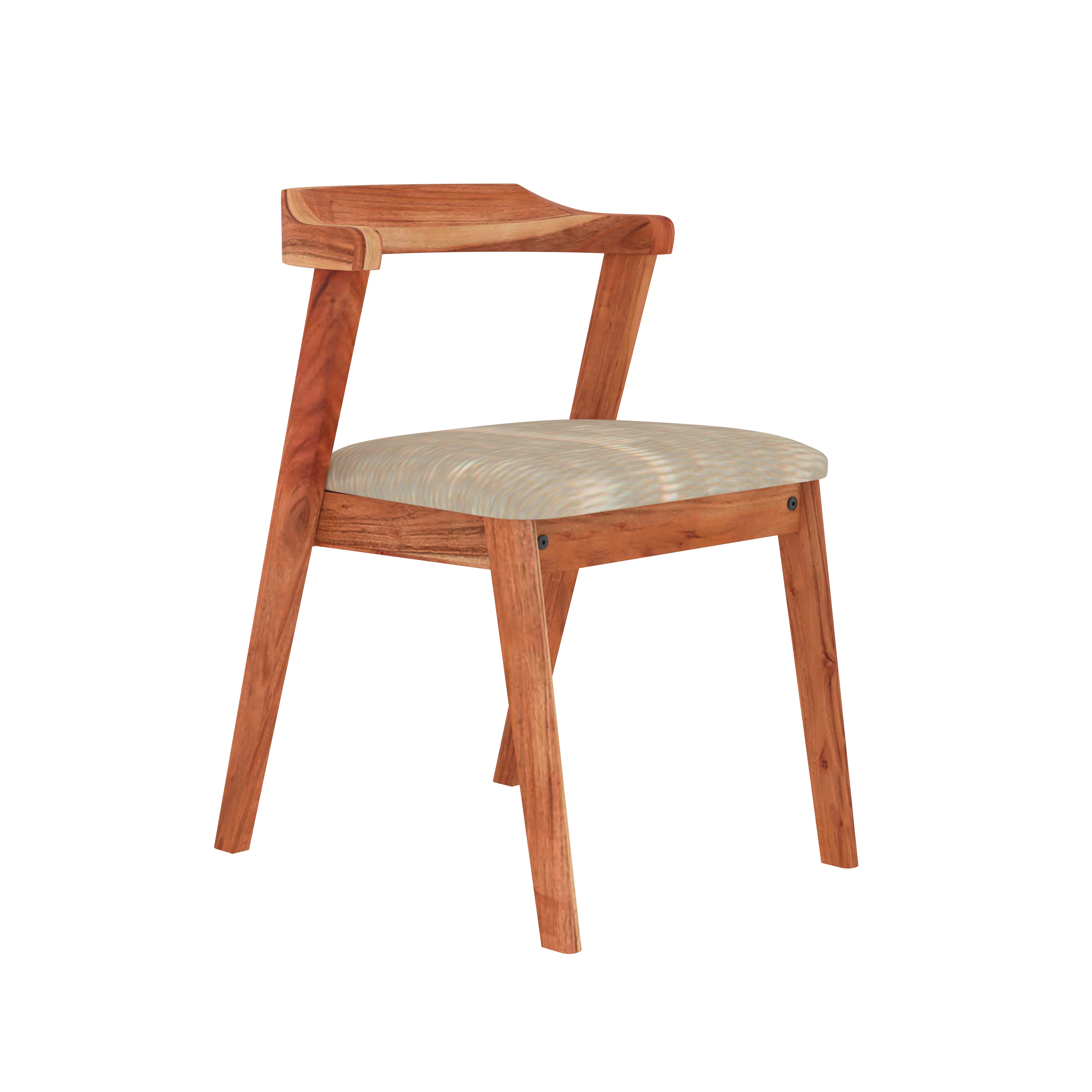 Contemporary Wooden Dining Table Set with 4 Cushioned Chairs – Sleek & Stylish Dining Set