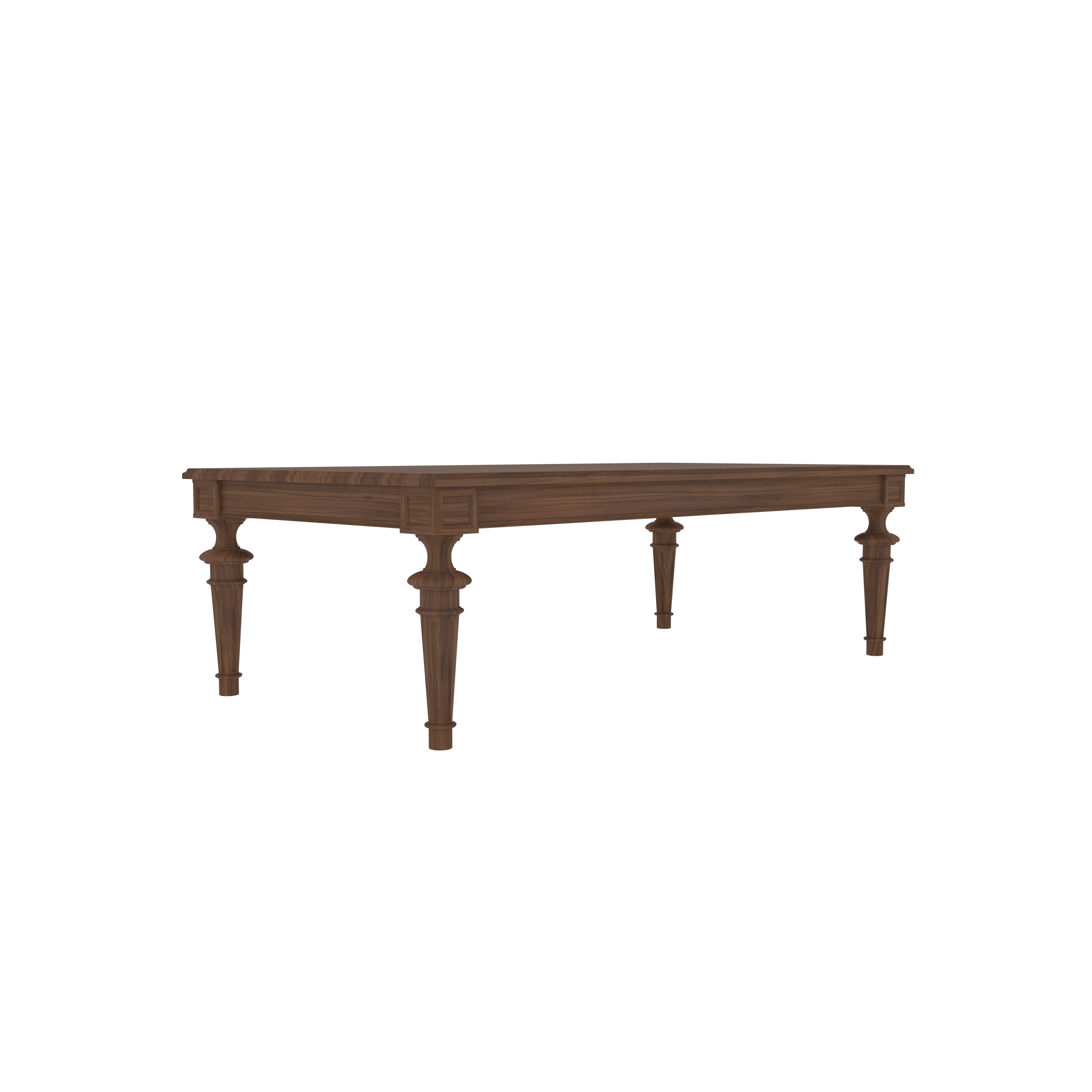 Handcrafted Wooden Dining Set - Mandala Carved Table with 6 Chairs Japanese Dining Set