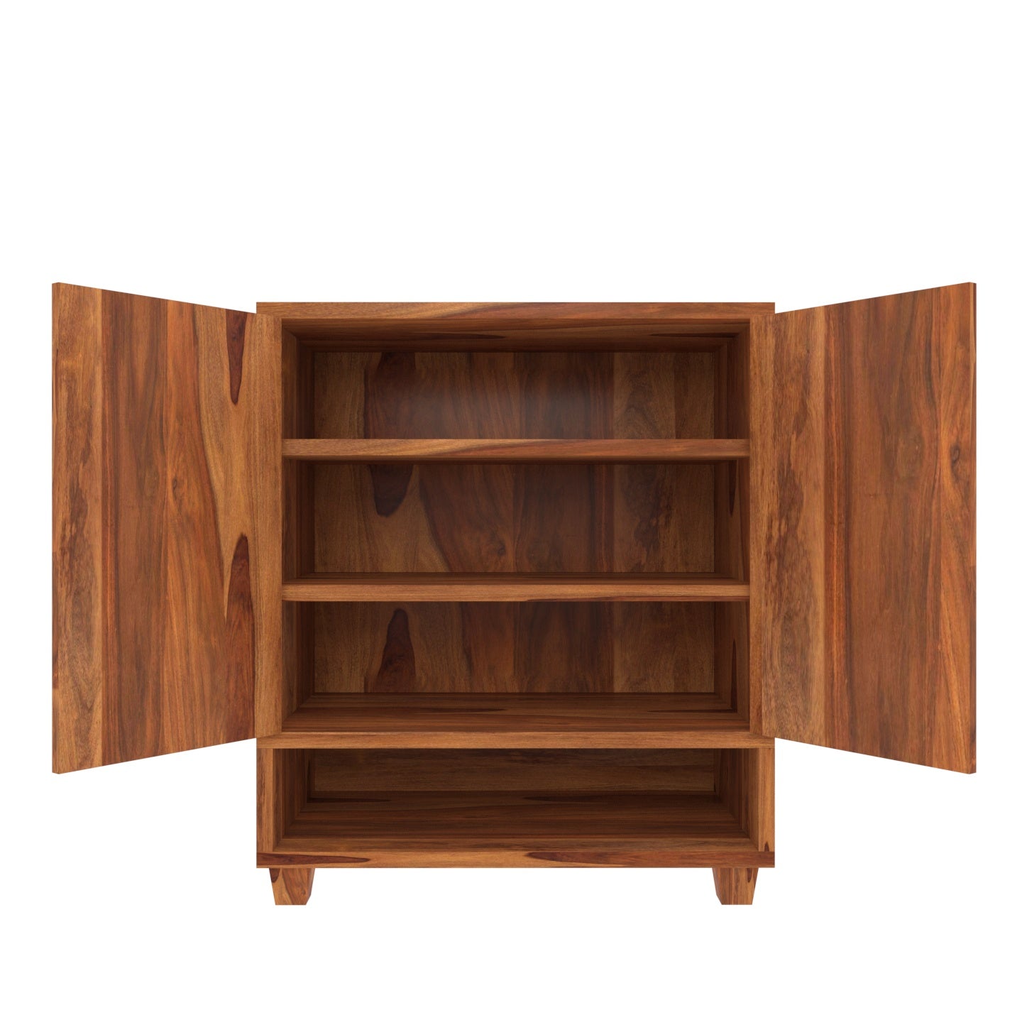 3 Shelf Solid sheesham wood shoe rack cabinet Shoe rack
