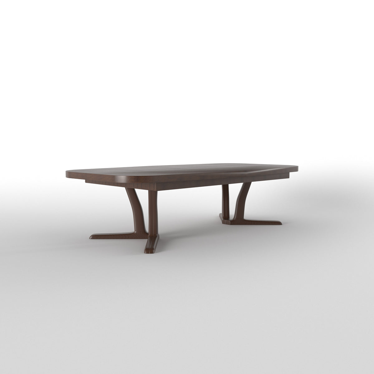 Contemporary Rectangular Dining Table with Curved Upholstered Chairs Japanese Dining Set