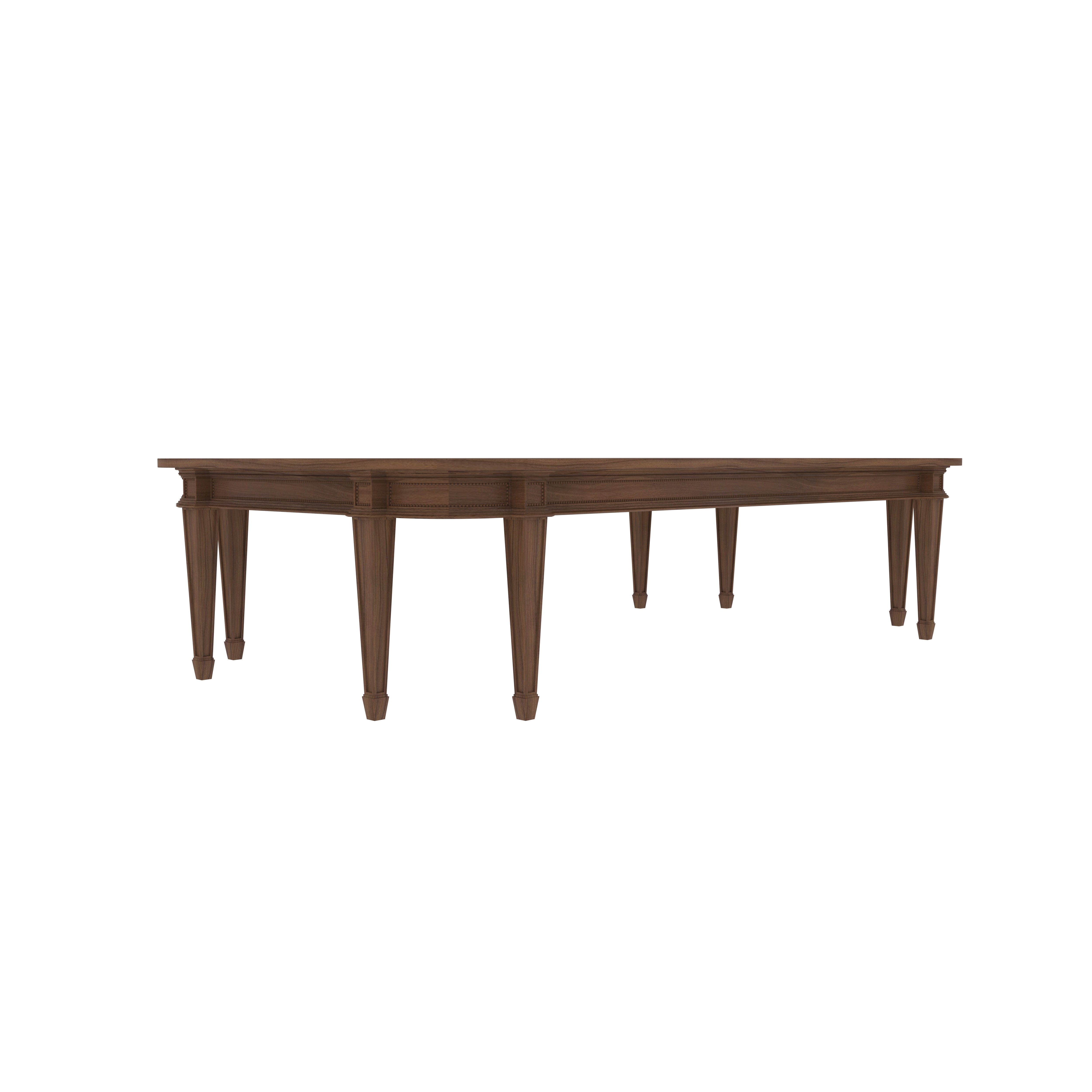 Handcrafted Wooden Dining Set - Ornate Carved Chairs with Cream Upholstery (6 Seater) Japanese Dining Set