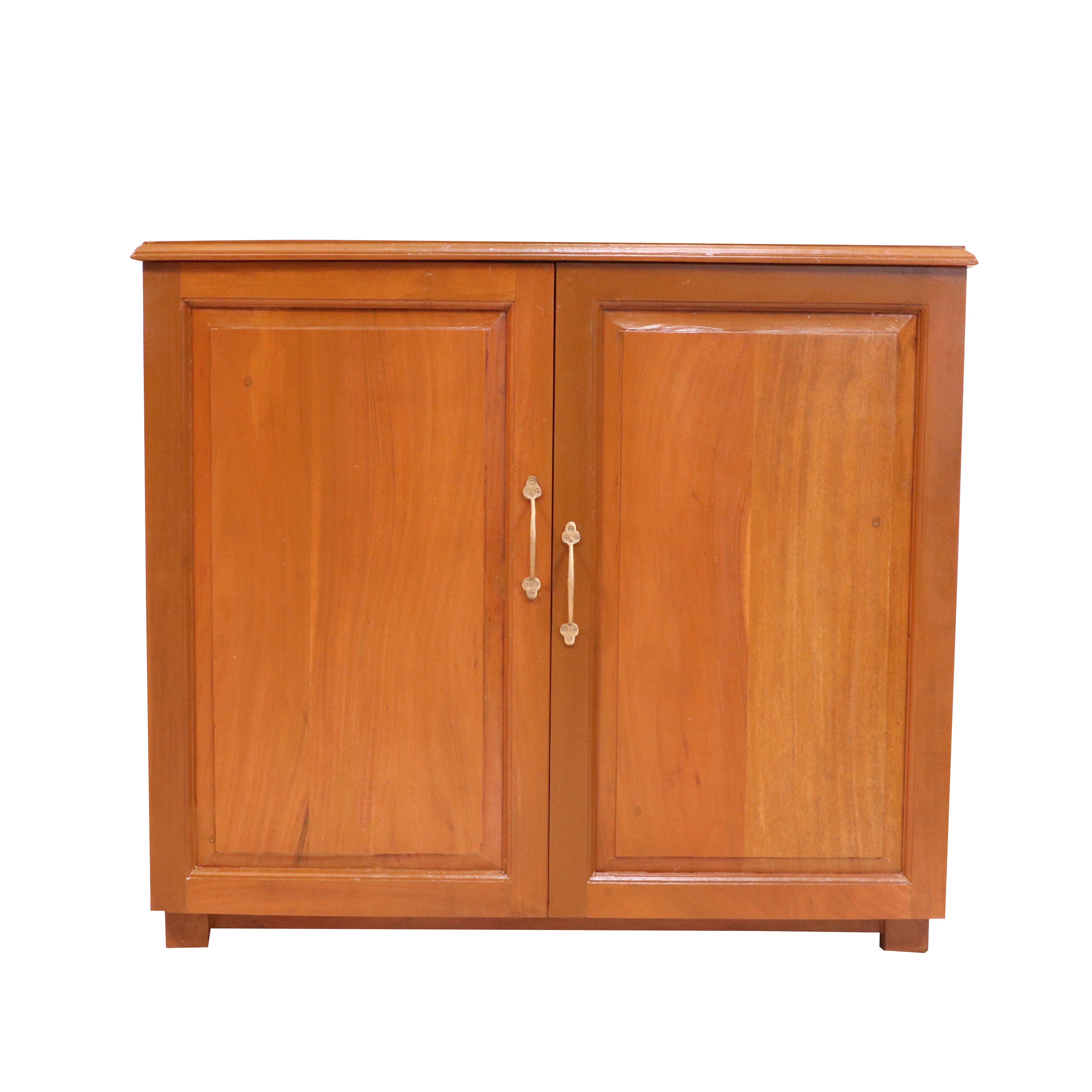 Eastern Light Finish Handmade Indian Wooden Multi-Storage Cabinet for Home Cupboard