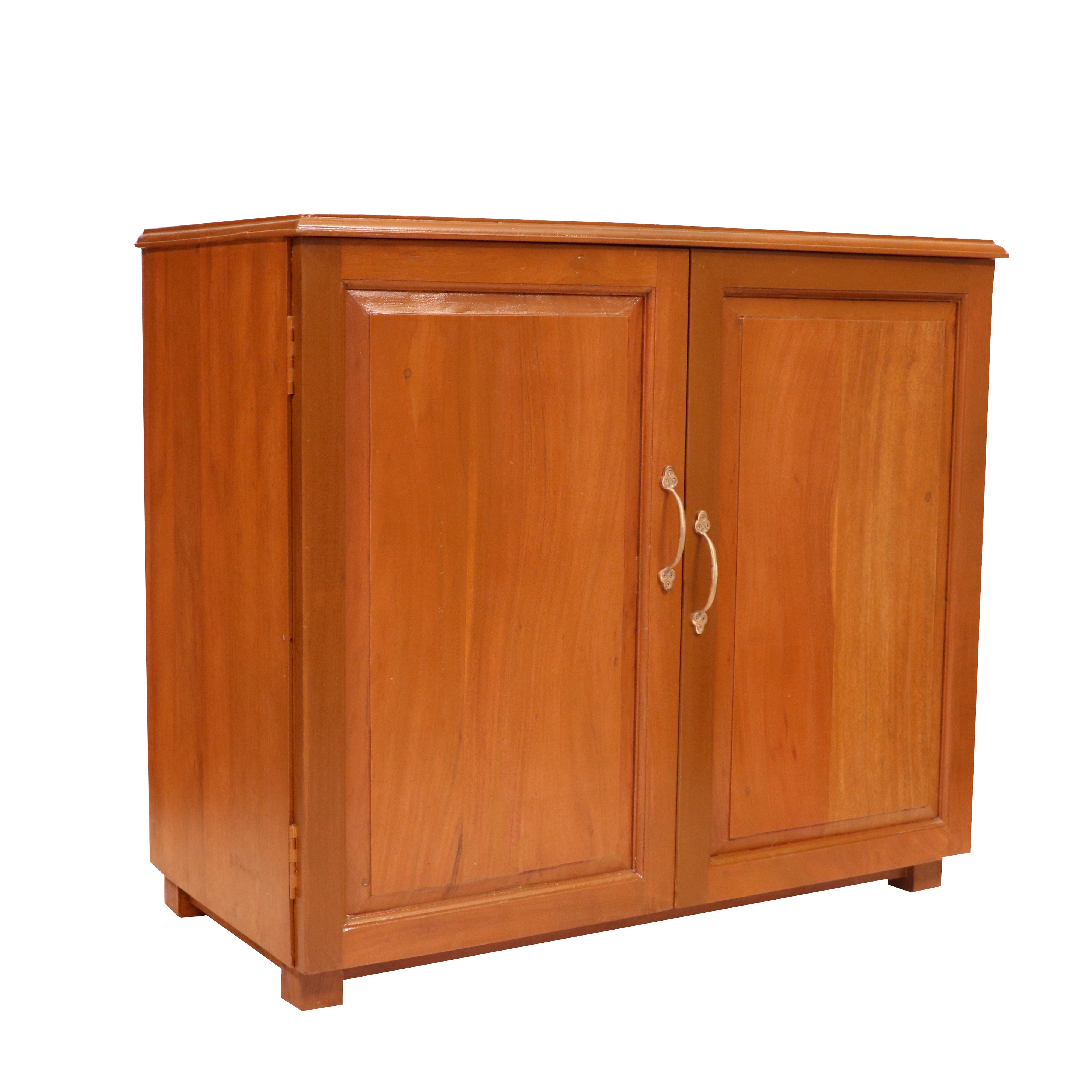 Eastern Light Finish Handmade Indian Wooden Multi-Storage Cabinet for Home Cupboard