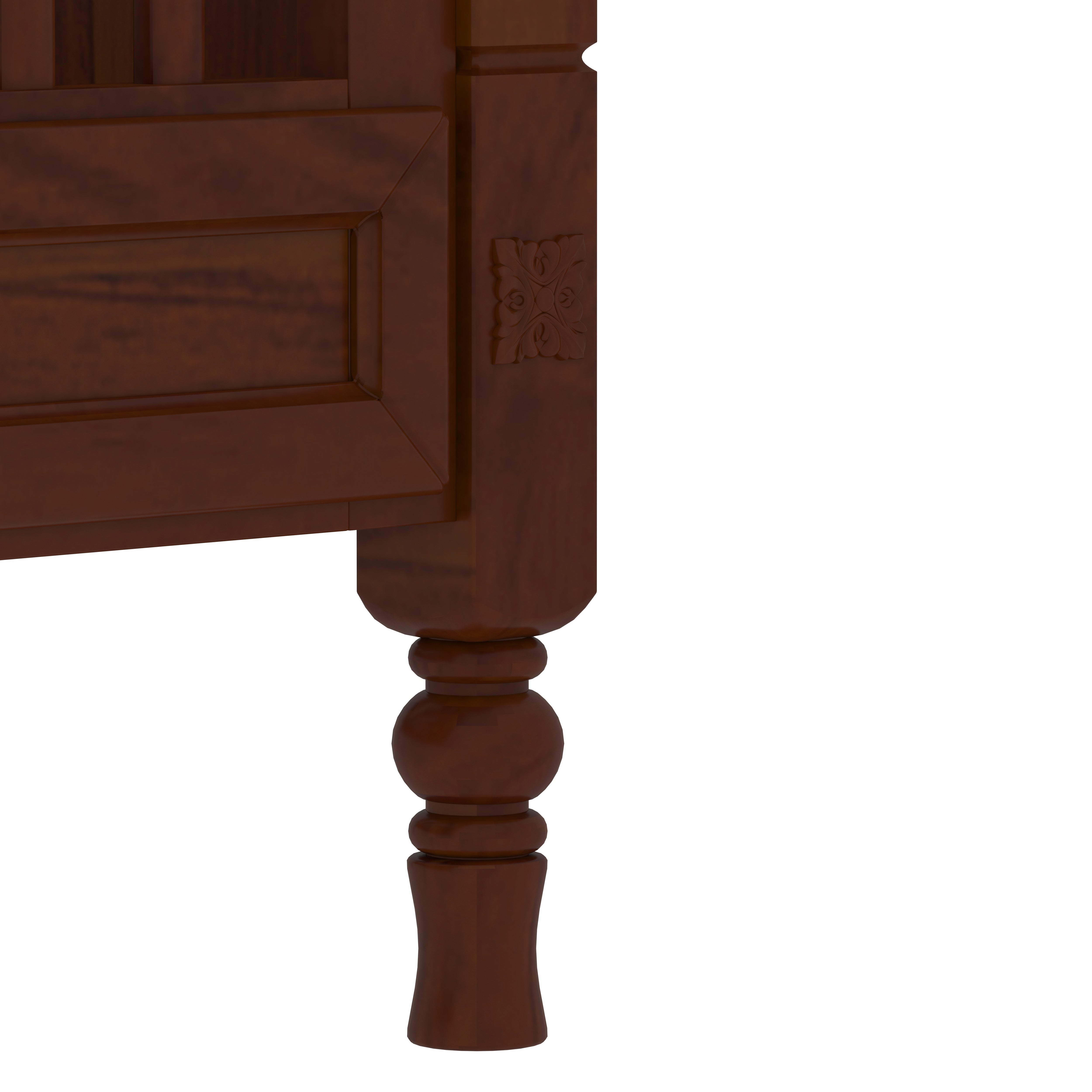 Seravelle Heritage Luxury Wooden Cradle with Classic Slatted Design and Artisan Craftsmanship Cradle