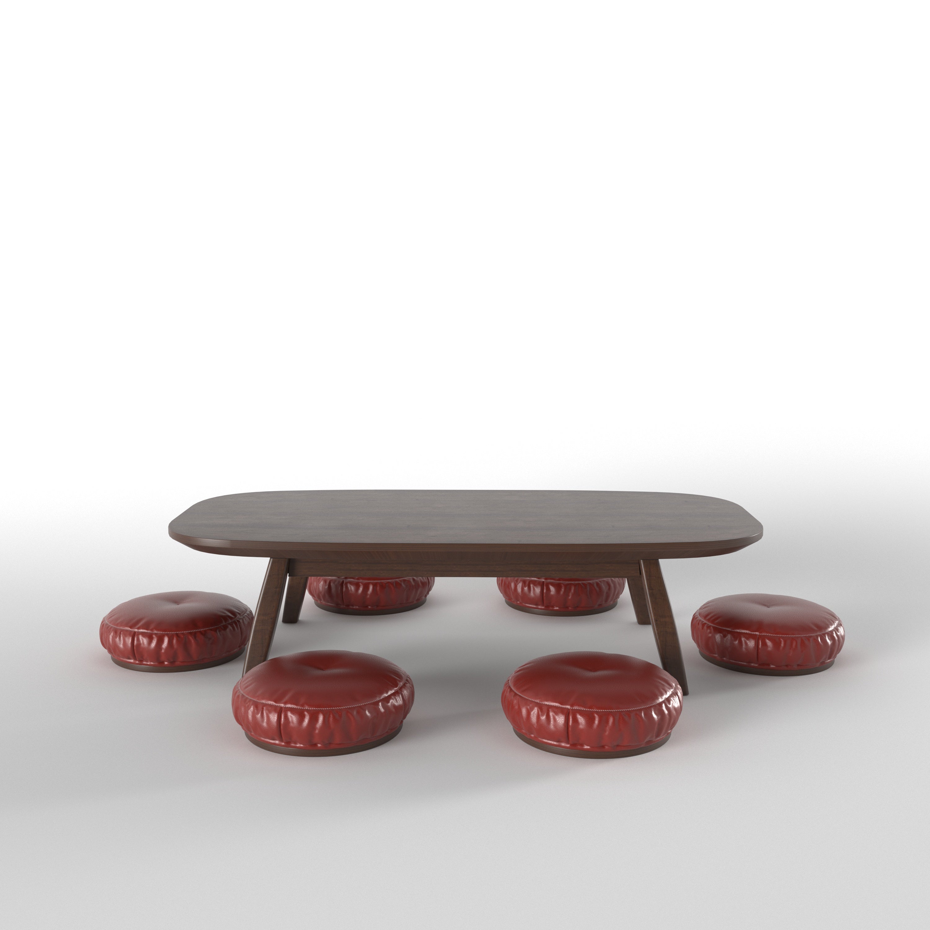 Contemporary Longline Dining Table with Angled Support