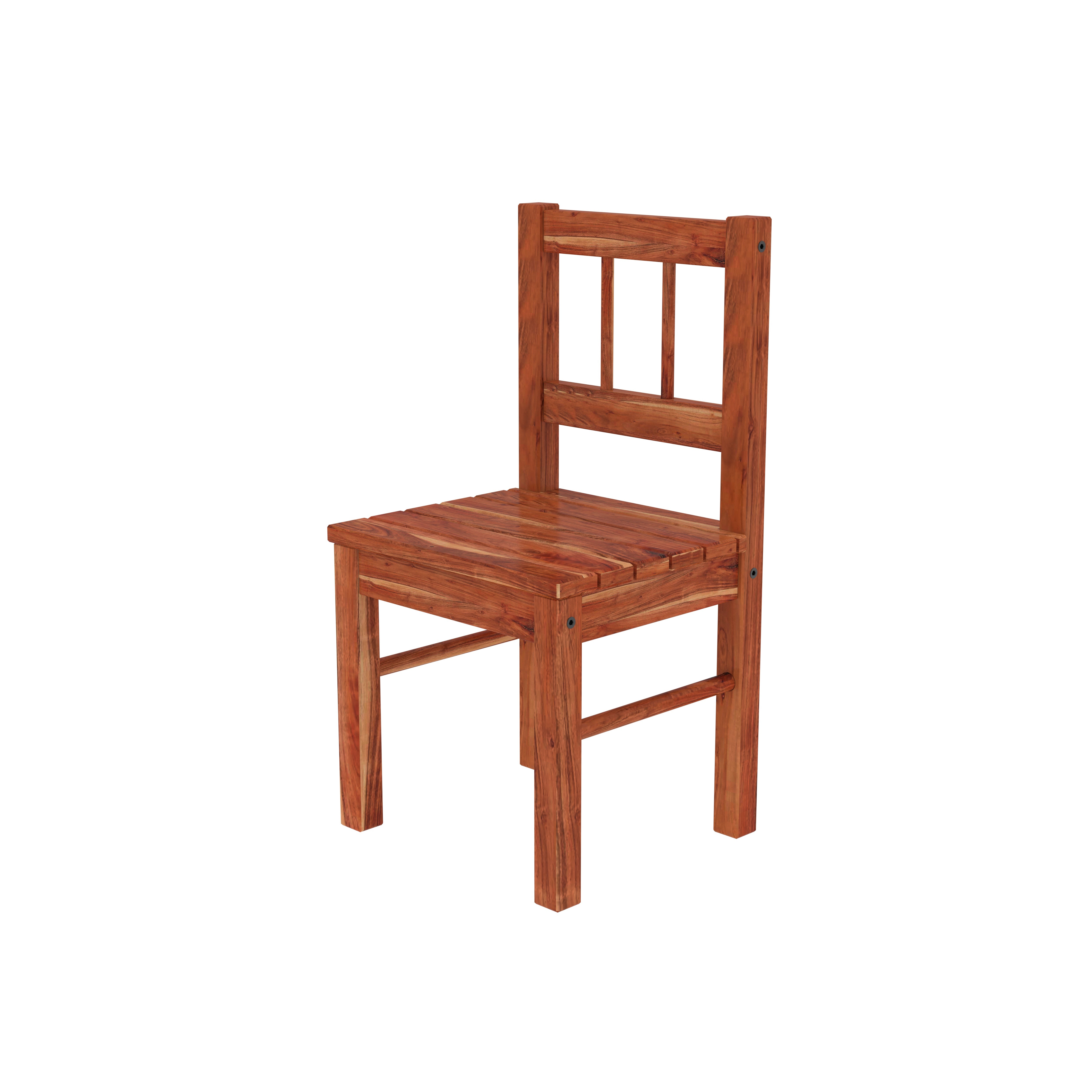 Solid Wood Dining Table Set for 4 – Rustic Minimalist Home Furniture Dining Set