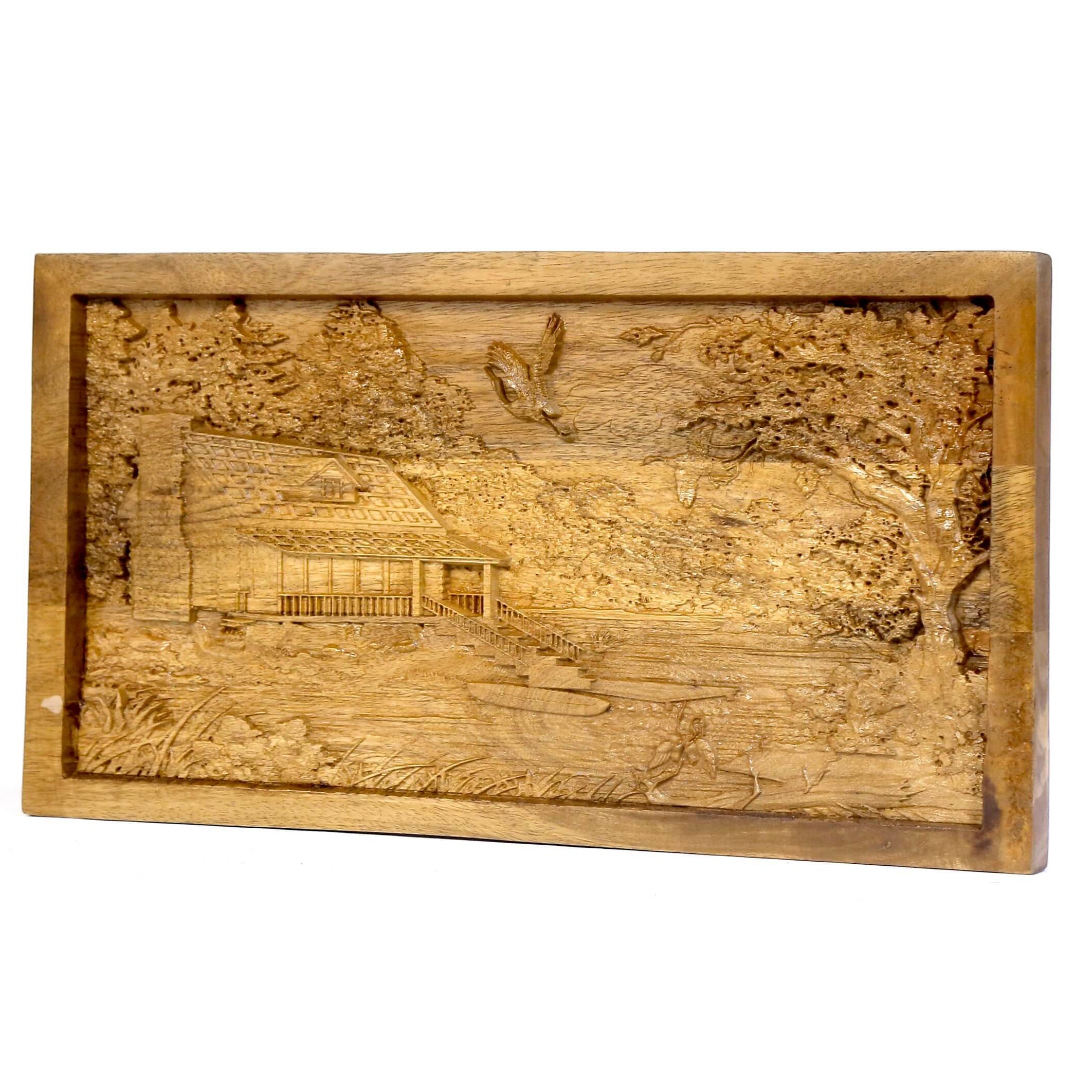 Hut Scenery Wall Art Wall Decor