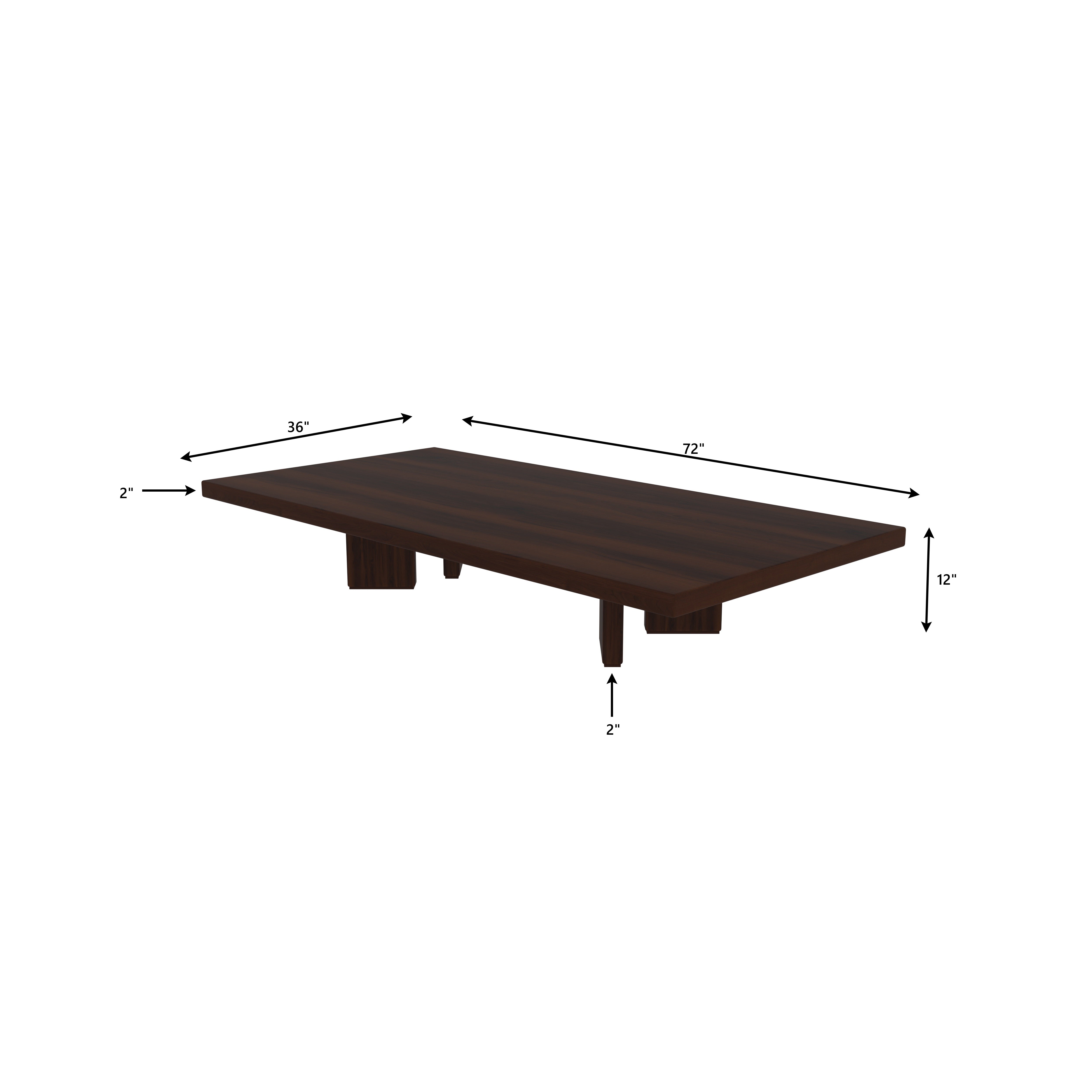 Minimalist Wooden Floor Dining Table with Neutral Cushions & Modern Decor Dining Set