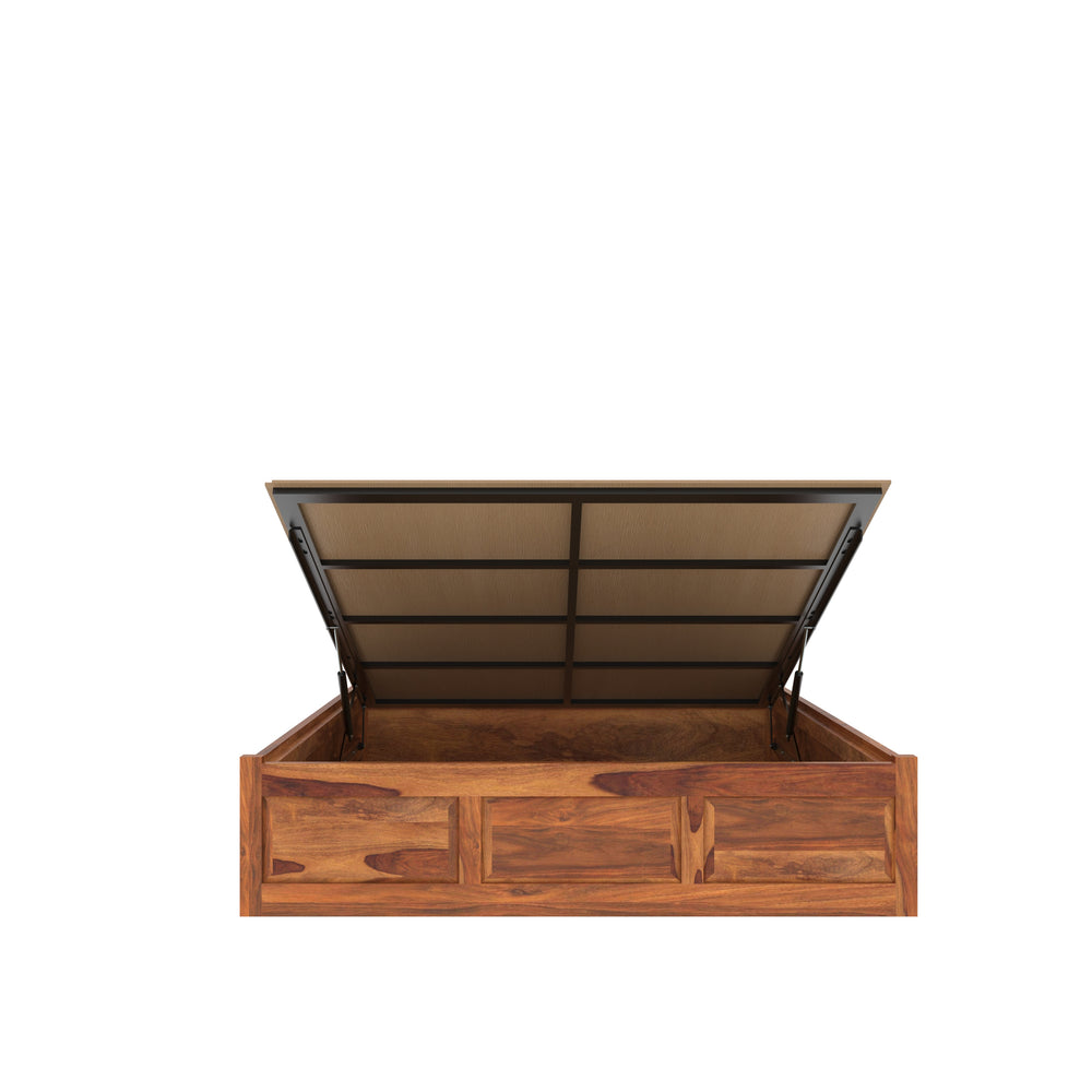 Minimalist Handcrafted Hydraulic Storage Bed