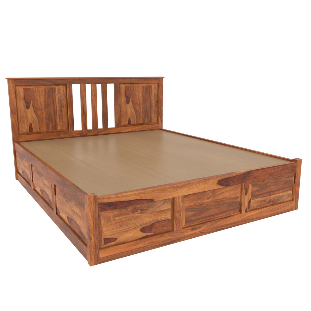 Minimalist Handcrafted Hydraulic Storage Bed